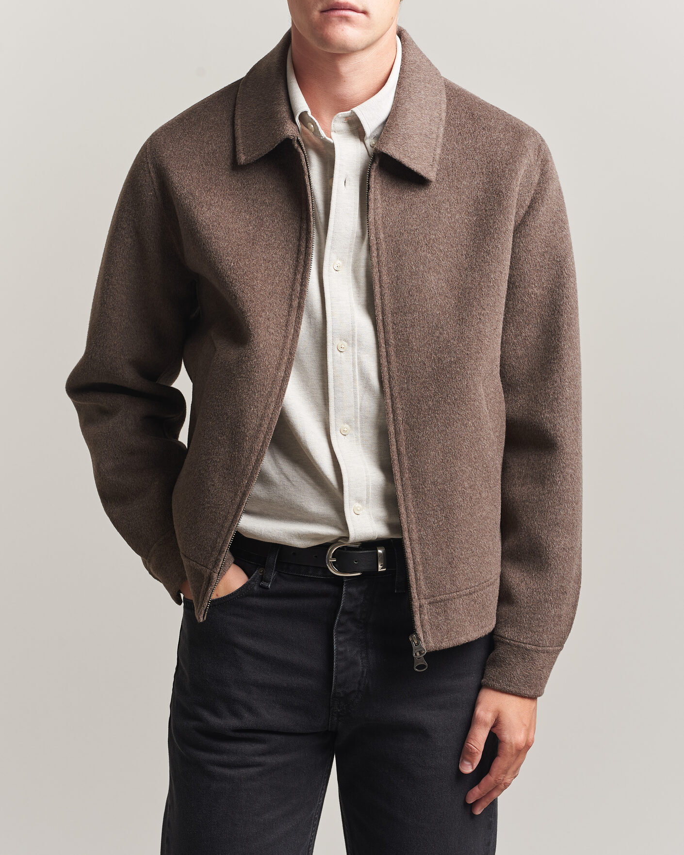 Hombres | Abrigos y chaquetas | Gant | Handstitched Wool/Cashmere Jacket Shadow Brown