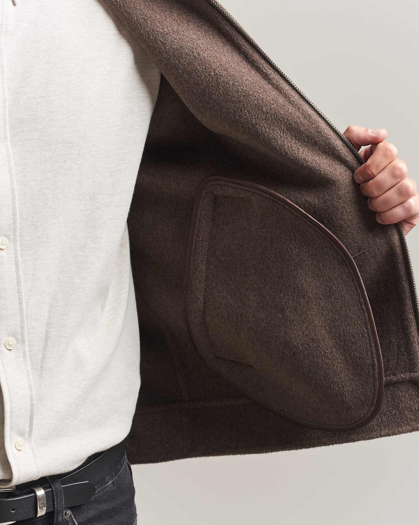 Hombres | Abrigos y chaquetas | Gant | Handstitched Wool/Cashmere Jacket Shadow Brown