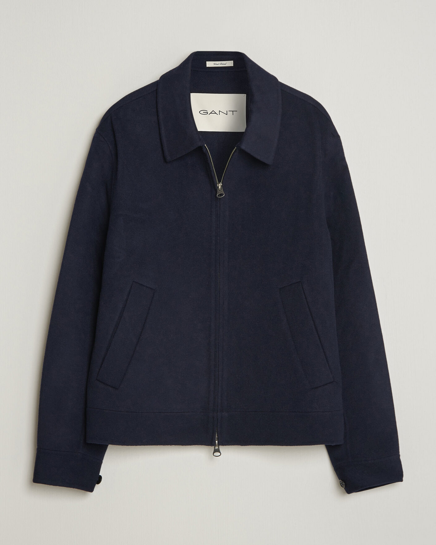 Hombres | Abrigos y chaquetas | Gant | Handstitched Wool/Cashmere Jacket Evening Blue