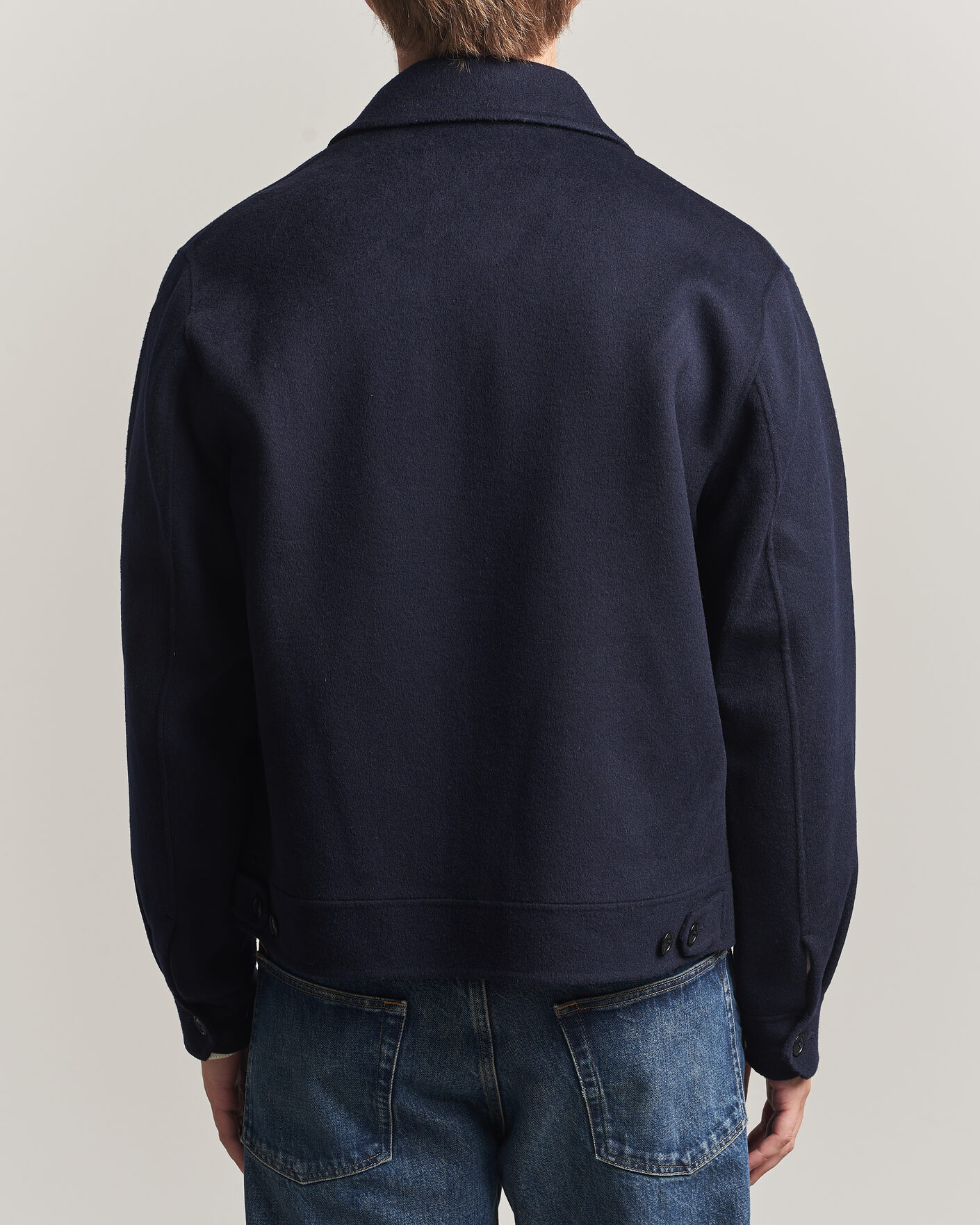 Hombres | Abrigos y chaquetas | Gant | Handstitched Wool/Cashmere Jacket Evening Blue