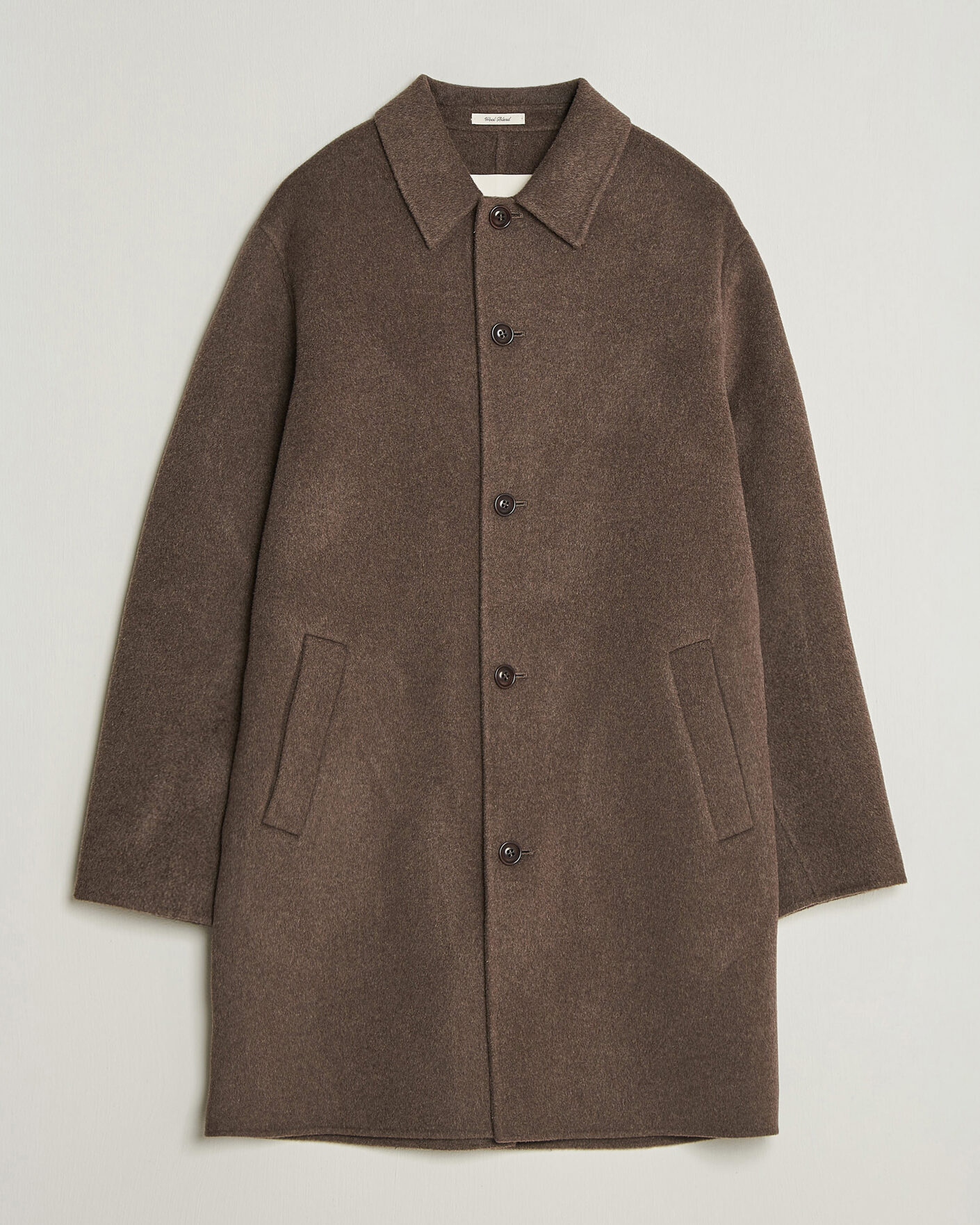Hombres | Abrigos y chaquetas | Gant | Handstitched Wool/Cashmere Top Coat Shadow Brown