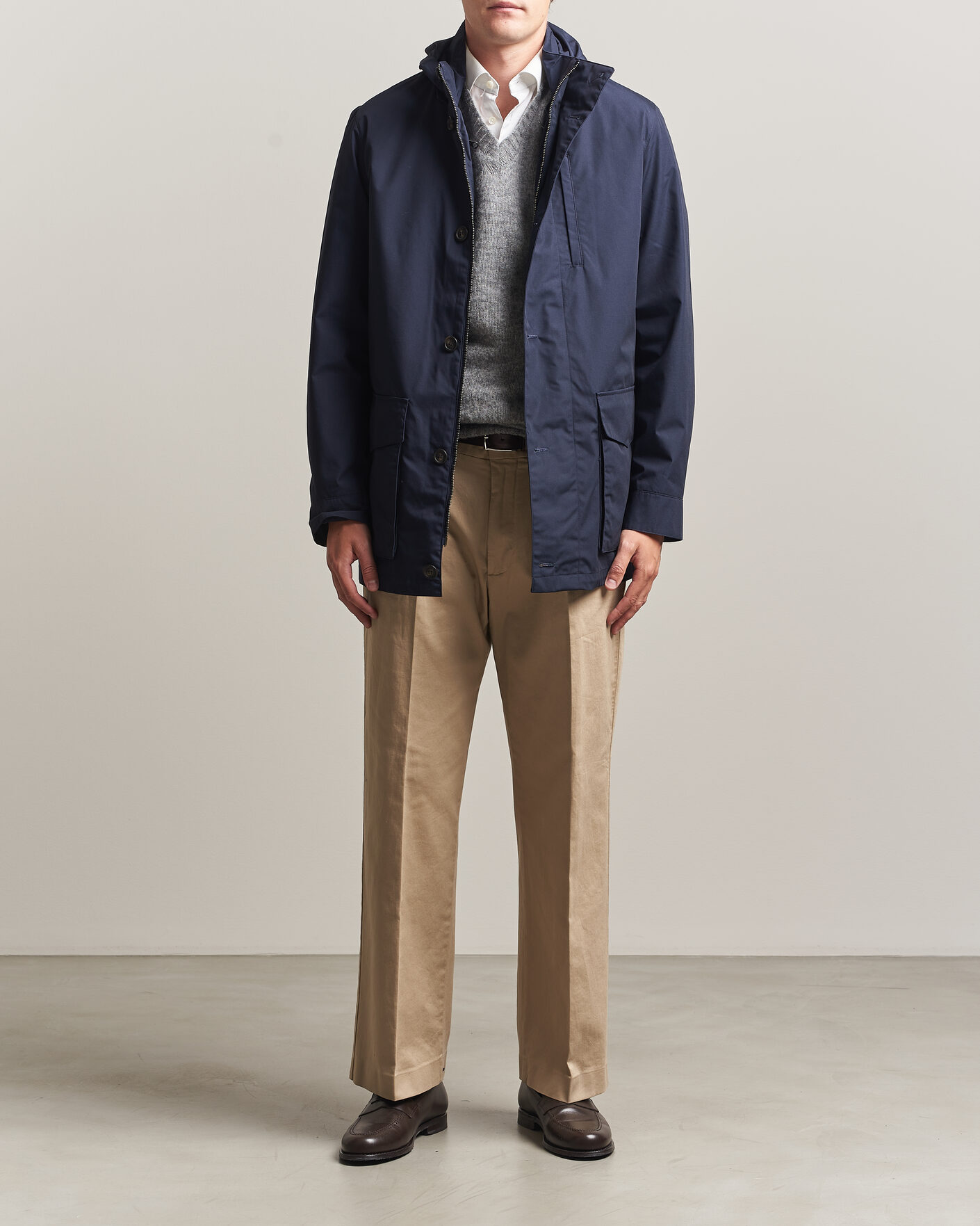 Hombres | Abrigos y chaquetas | Gant | Double Jacket Evening Blue