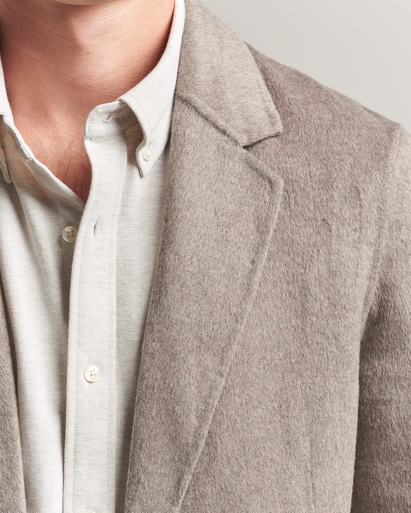 Hombres | Blazers | Gant | Handstitched Unlined Blazer Mist Taupe