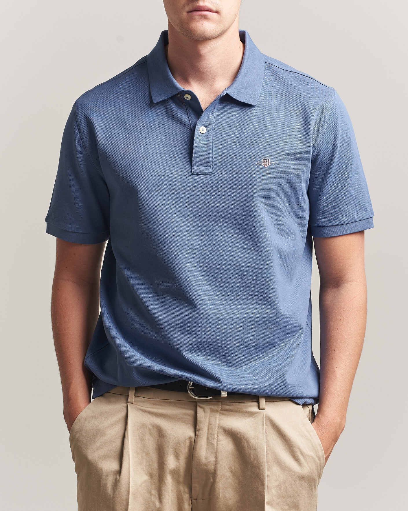 Hombres | Polos | Gant | The Original Polo Blue Horizon