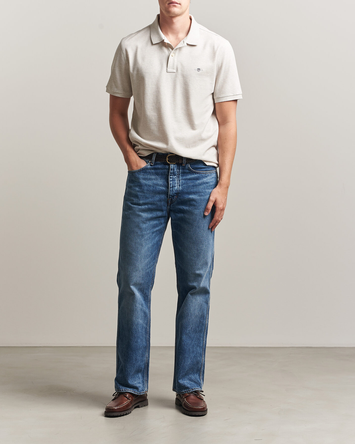 Hombres | Polos | Gant | The Original Polo Glacier Melange