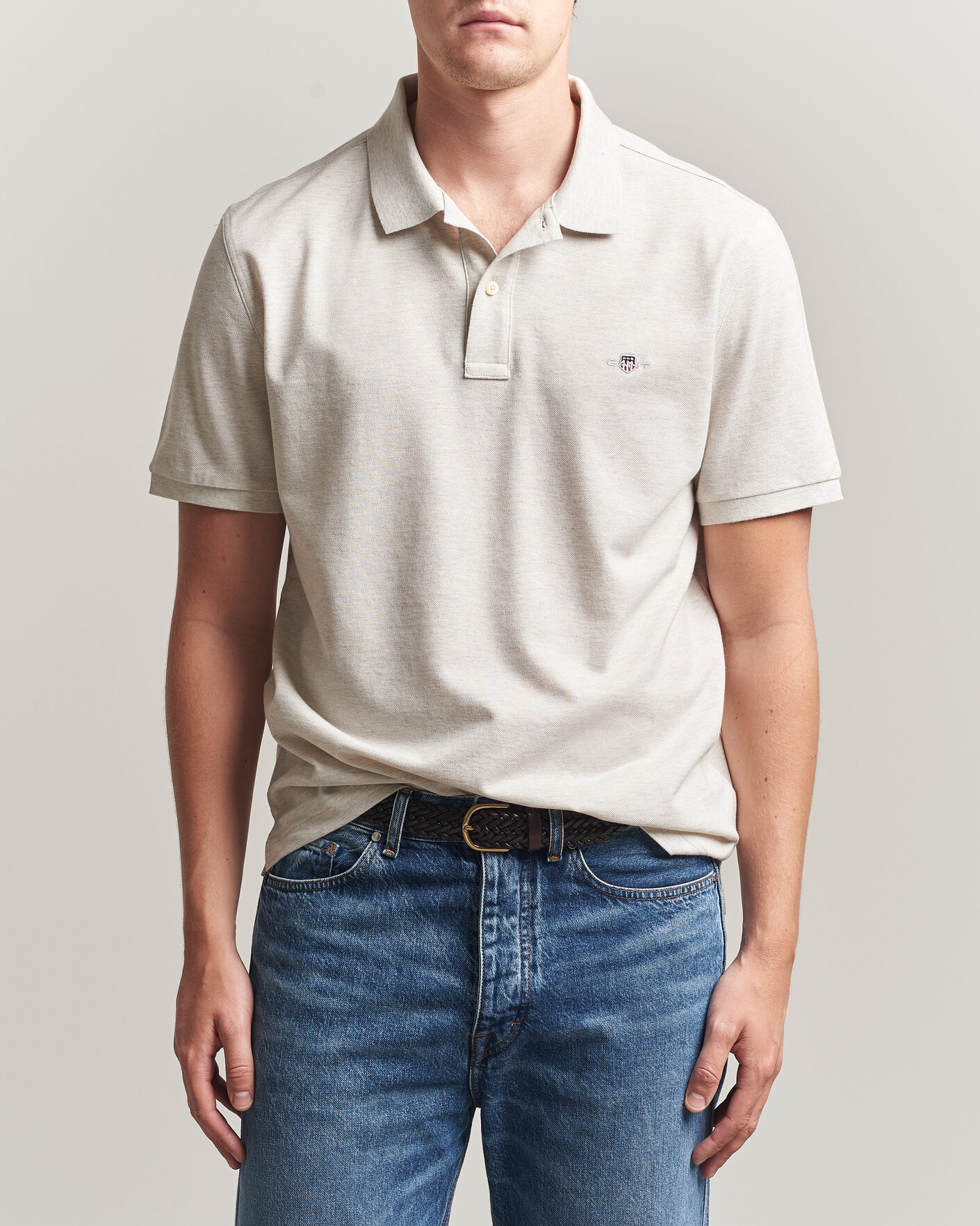 Hombres | Polos | Gant | The Original Polo Glacier Melange