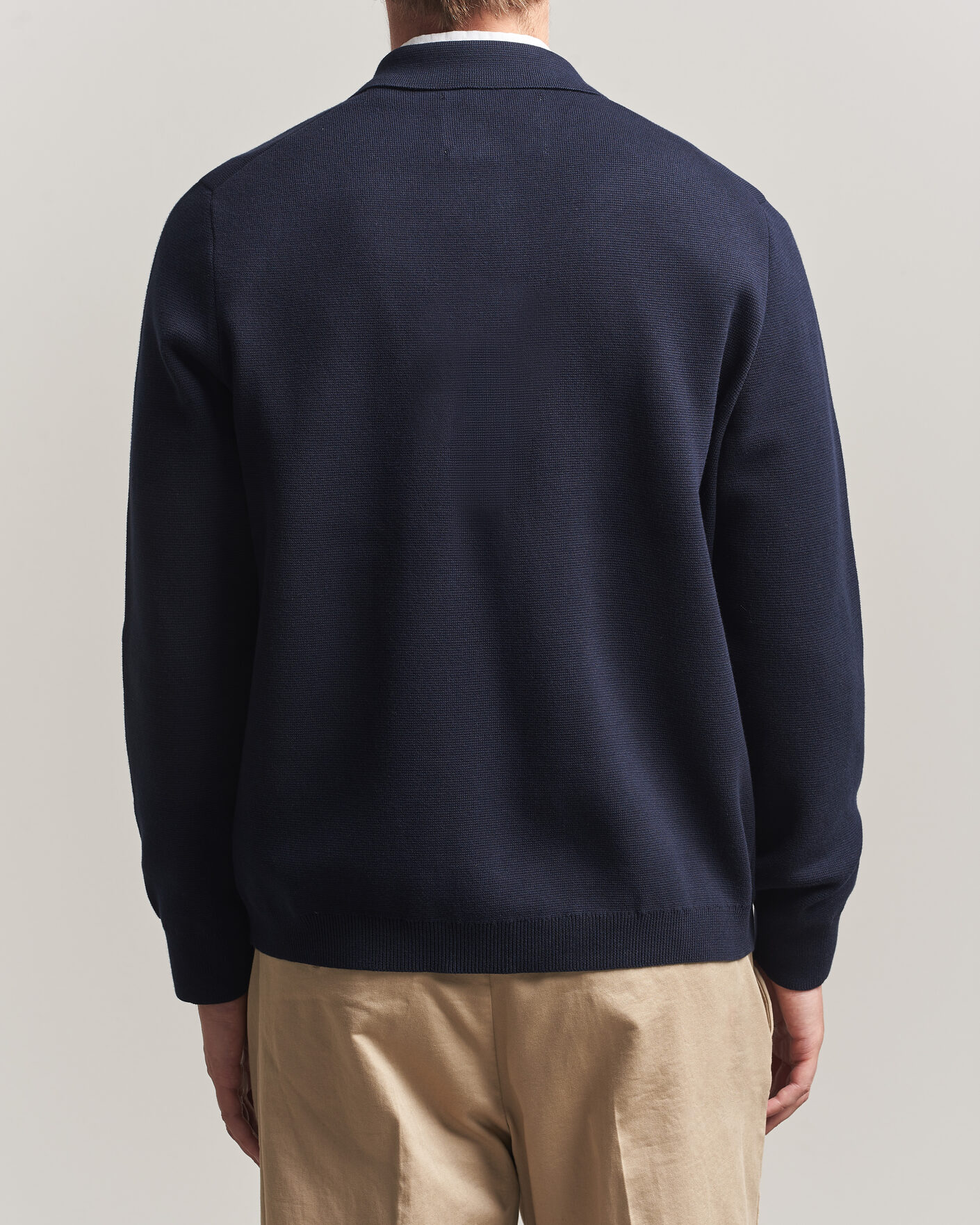 Hombres | Jerséis y prendas de punto | Gant | Milano Knitted Cardigan Evening Blue