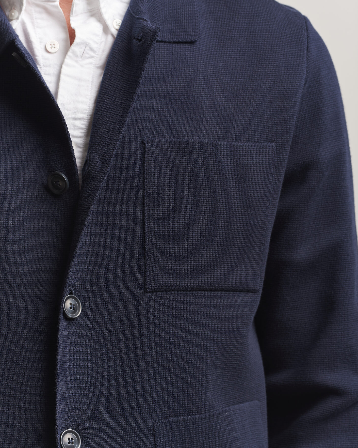 Hombres | Jerséis y prendas de punto | Gant | Milano Knitted Cardigan Evening Blue