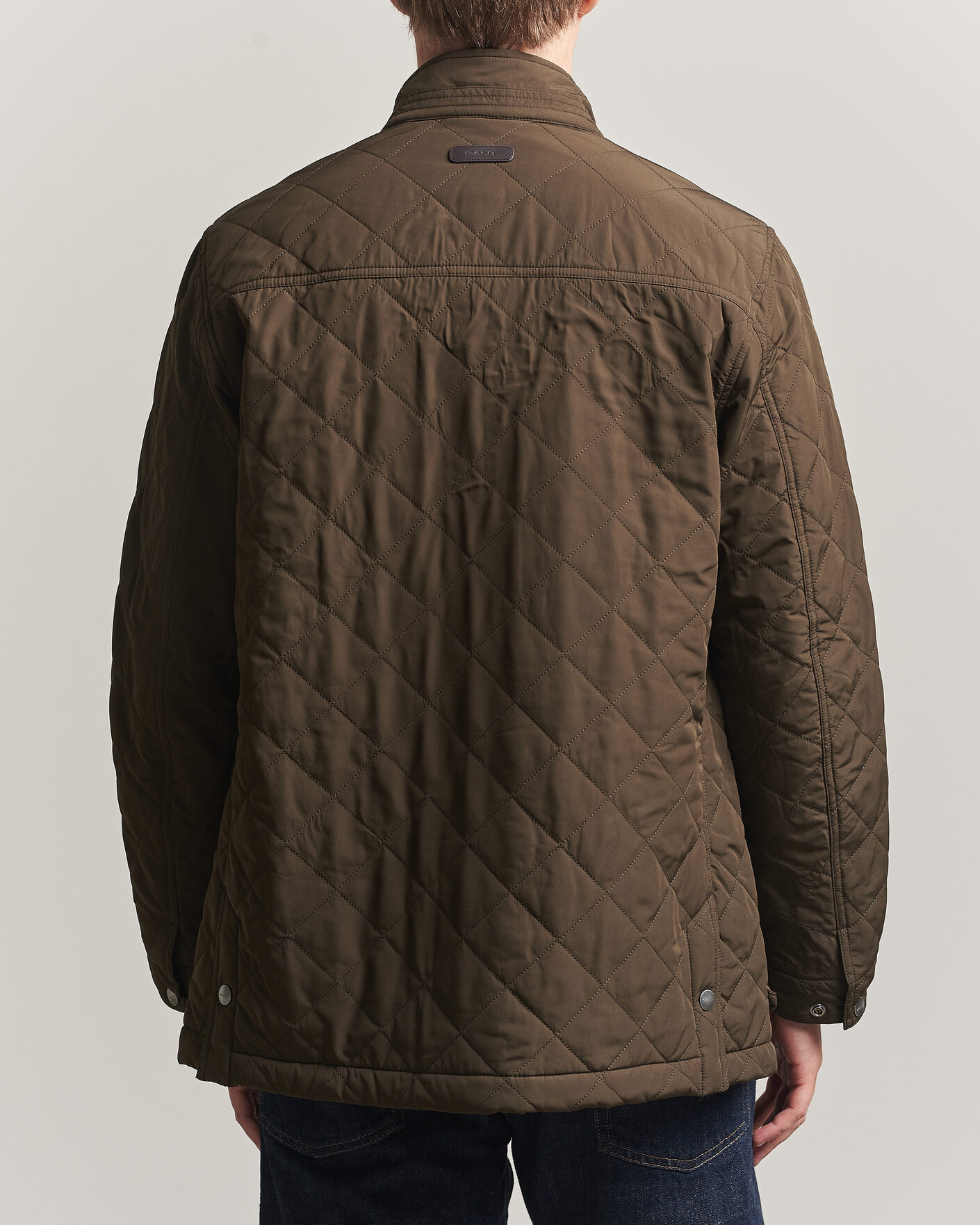Hombres | Abrigos y chaquetas | Gant | Classic Quilted Mid Jacket Black Brown