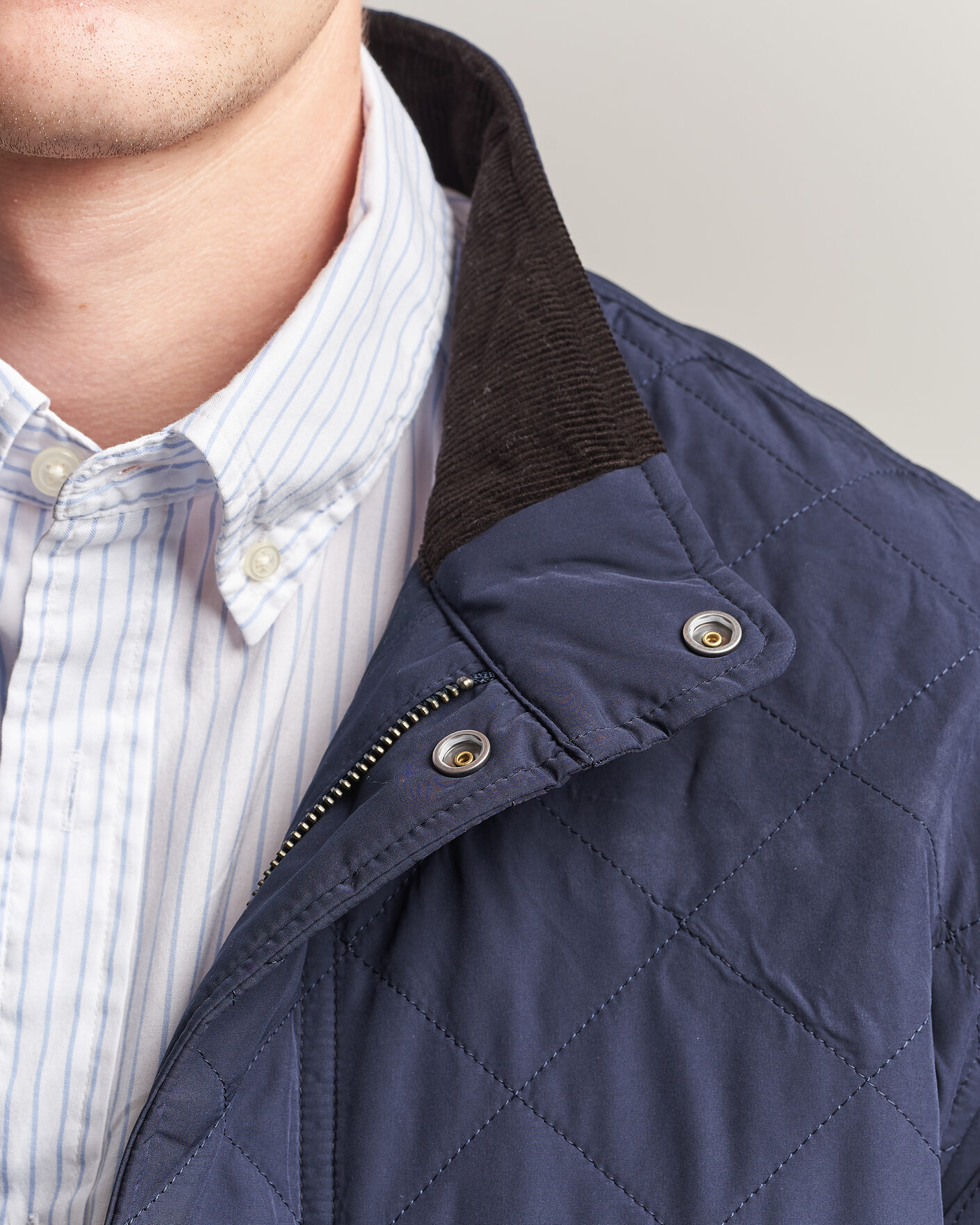 Hombres | Abrigos y chaquetas | Gant | Classic Quilted Mid Jacket Evening Blue