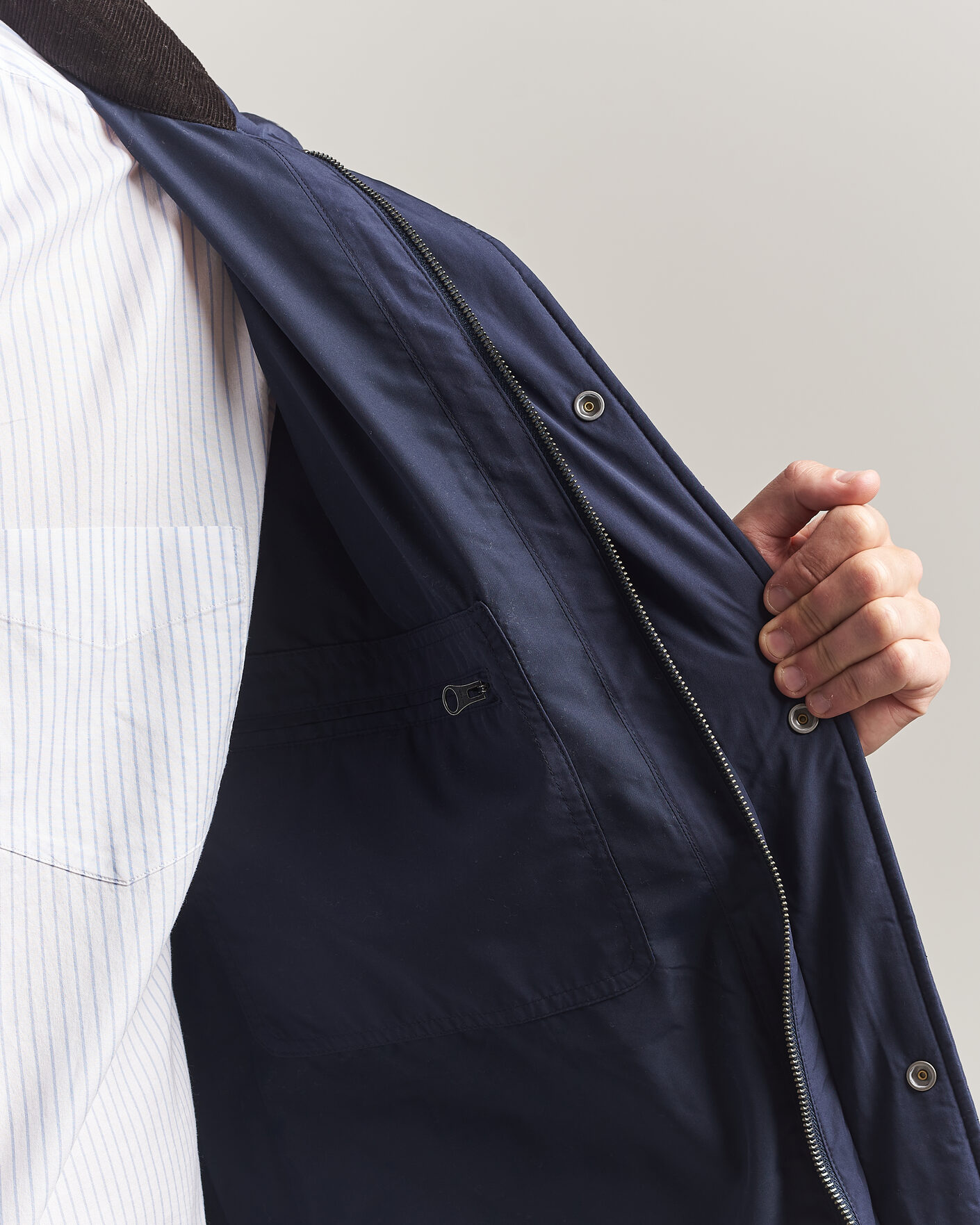 Hombres | Abrigos y chaquetas | Gant | Classic Quilted Mid Jacket Evening Blue