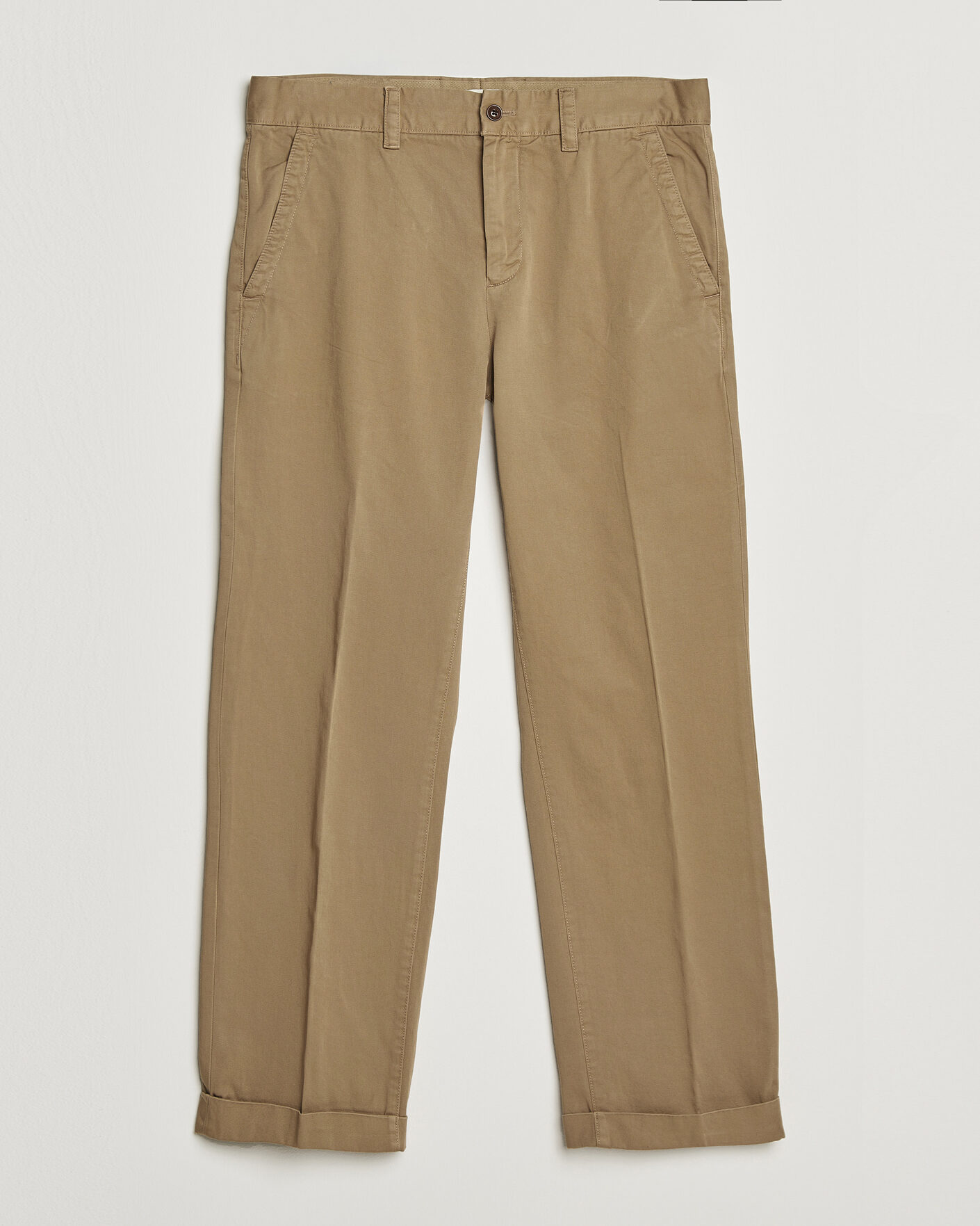 Hombres | Pantalones | Gant | YALE Cotton Twill Chinos Darkened Beige