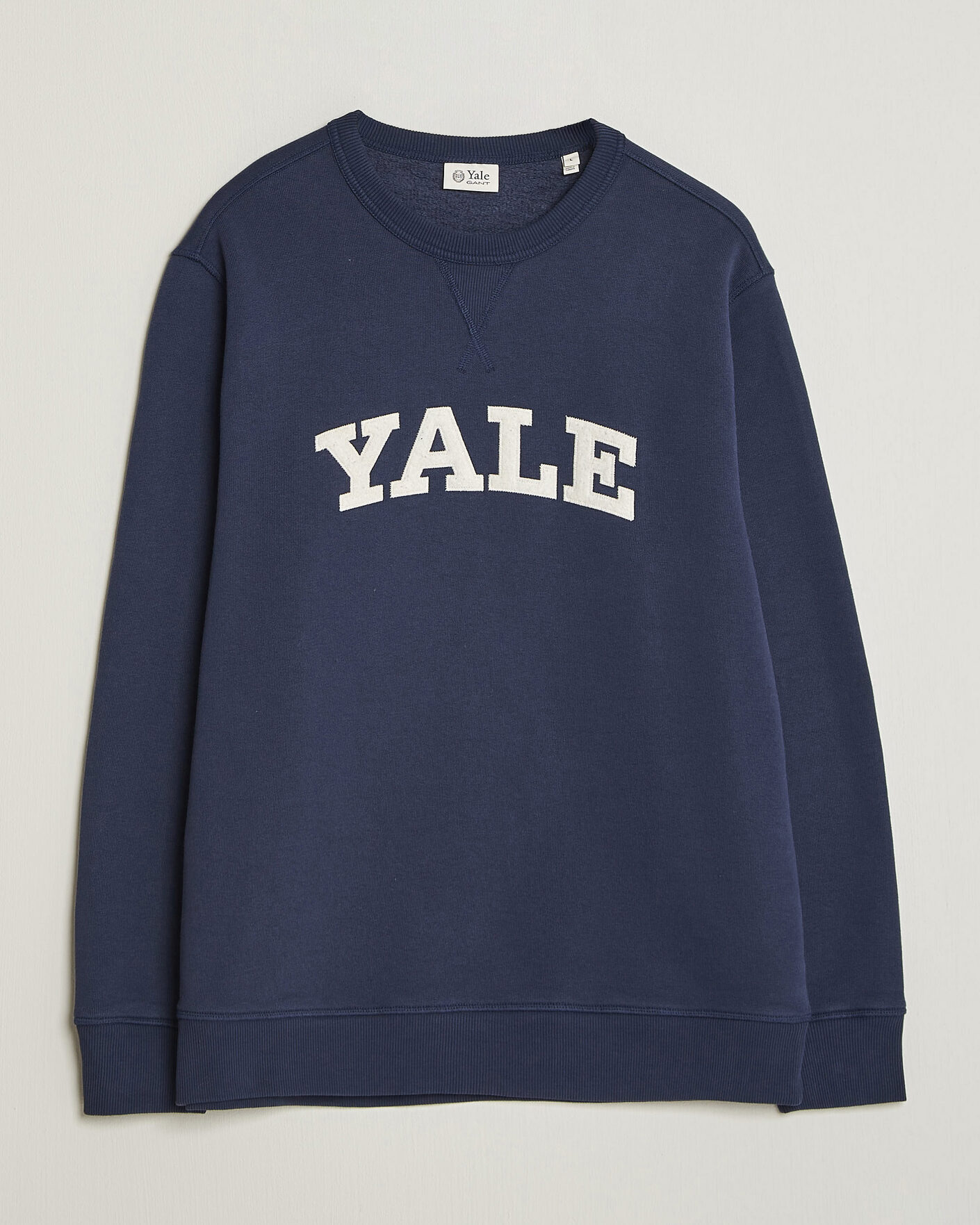 Hombres | Jerséis y prendas de punto | Gant | YALE Crew Neck Sweatshirt Marine