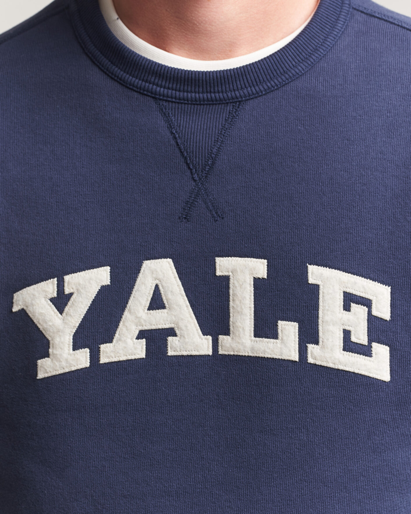 Hombres | Jerséis y prendas de punto | Gant | YALE Crew Neck Sweatshirt Marine