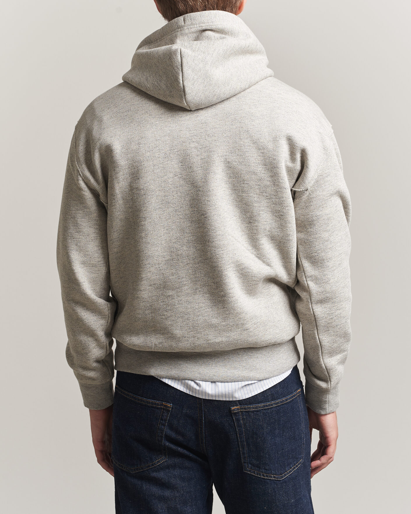 Hombres | Jerséis y prendas de punto | Gant | YALE Hoodie Grey Melange