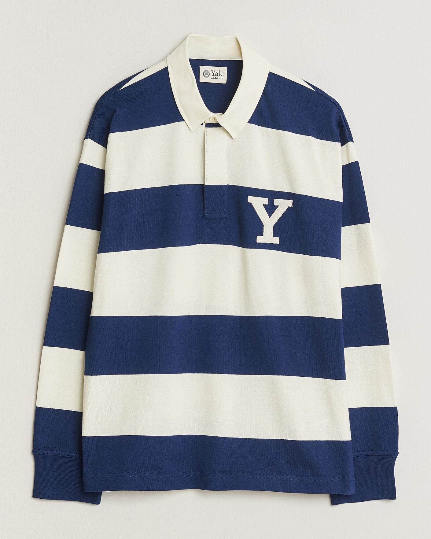 Hombres | Jerséis y prendas de punto | Gant | YALE Striped Heavy Rugger Rich Navy