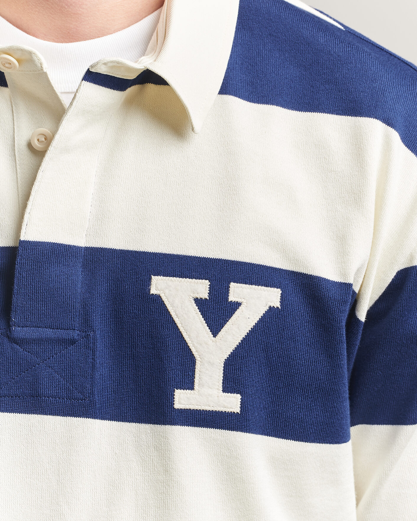 Hombres | Jerséis y prendas de punto | Gant | YALE Striped Heavy Rugger Rich Navy