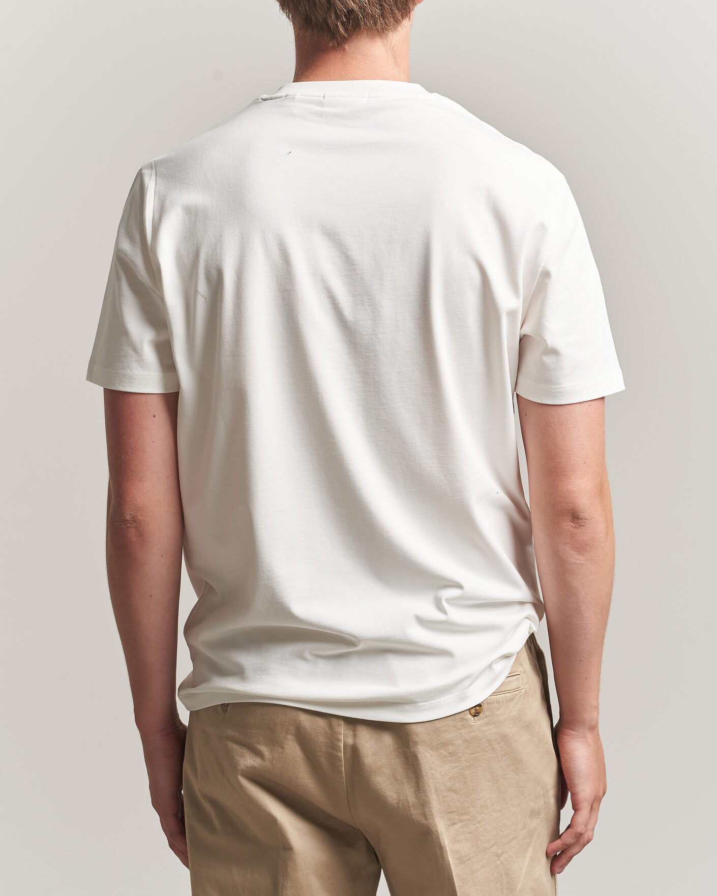 Hombres | Camisetas | Gant | YALE Crew Neck T-Shirt Eggshell
