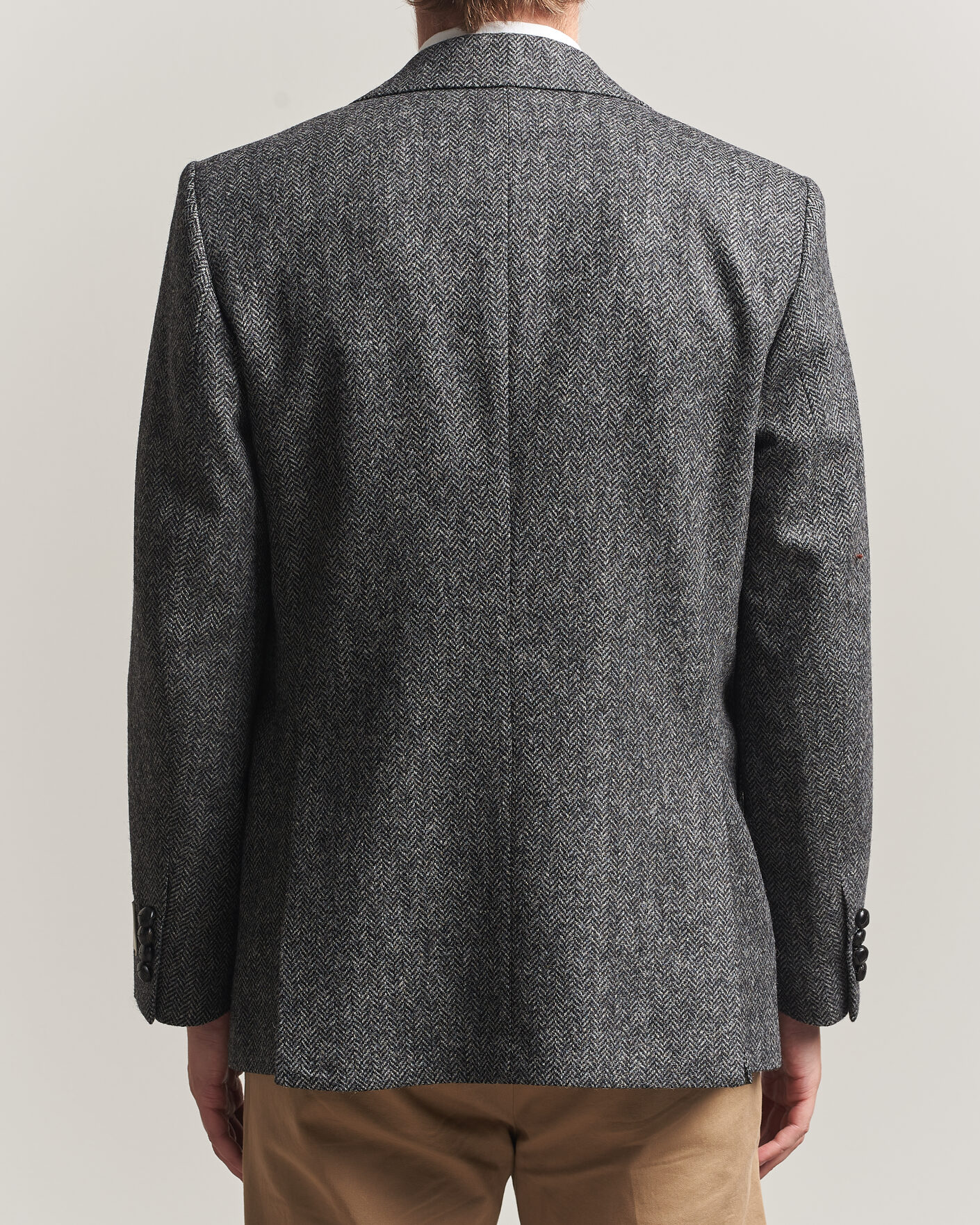 Hombres | Blazers | Gant | YALE Tweed Blazer Black Grey