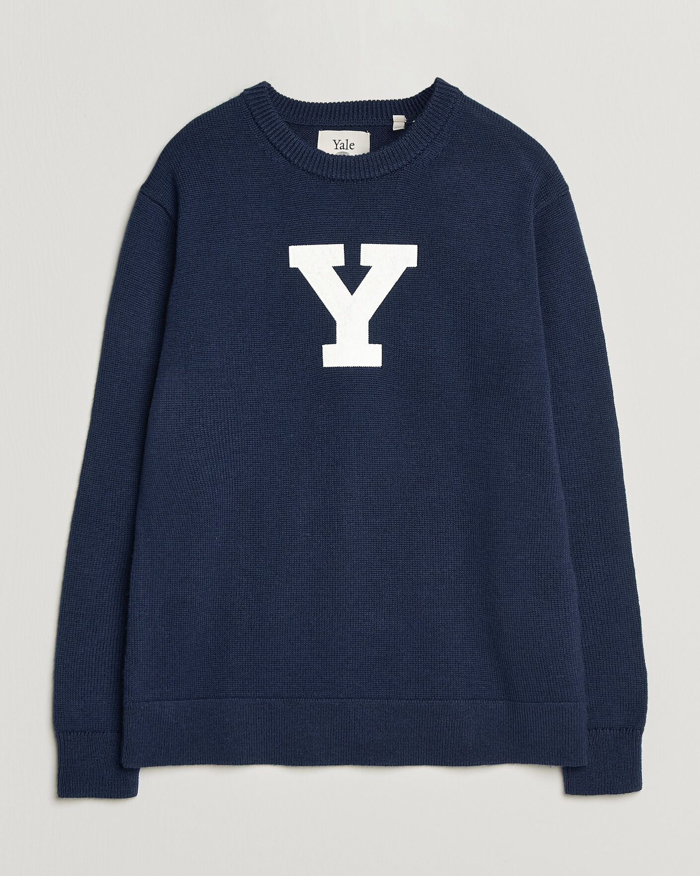 Hombres | Jerséis y prendas de punto | Gant | YALE Merino Crew Neck Marine