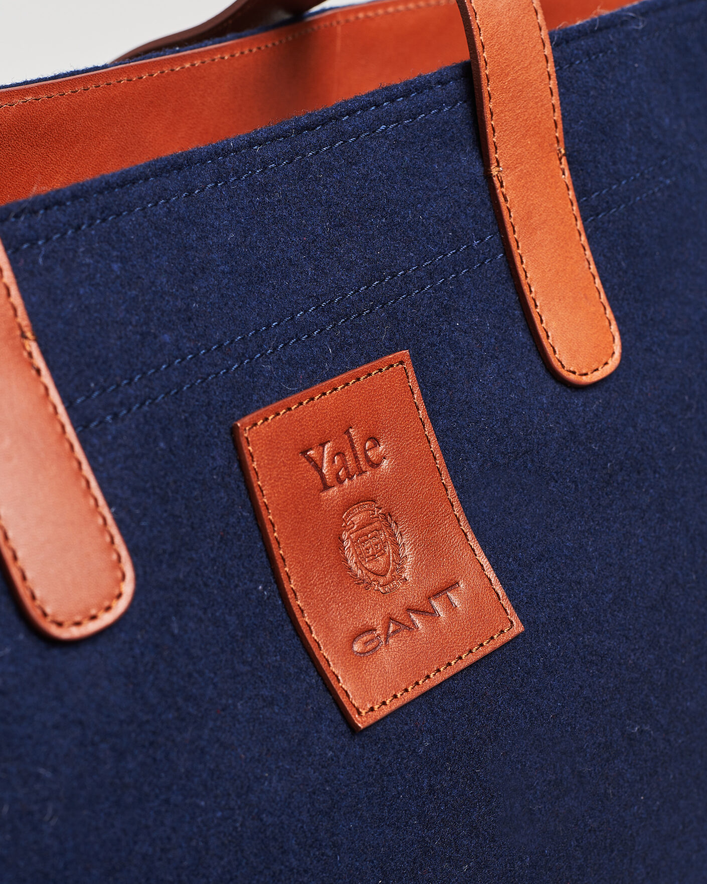 Hombres | Bolsos | Gant | YALE Melton Tote Bag Marine
