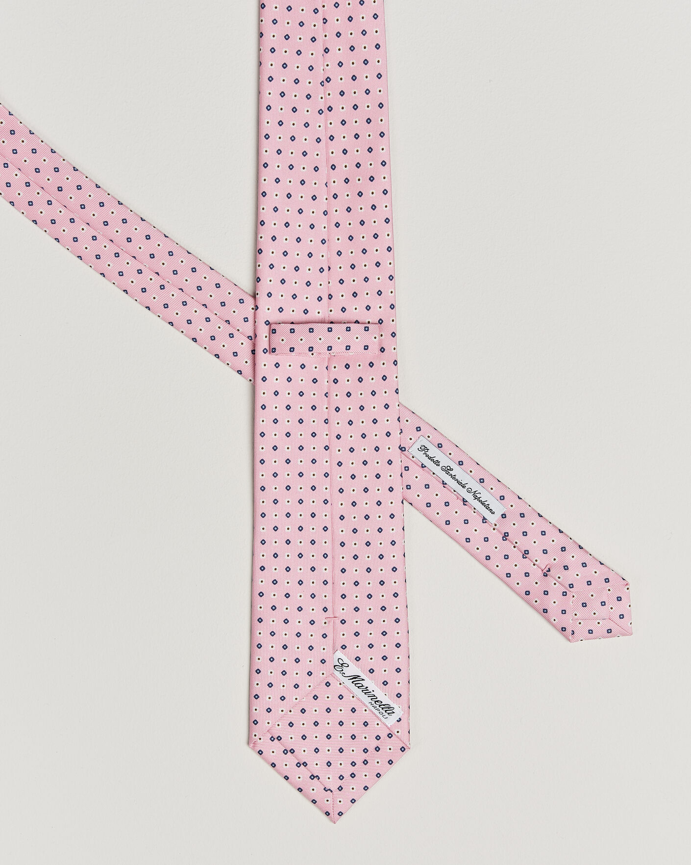 Hombres | Corbatas | E. Marinella | 3-Fold Printed Silk Tie Pink