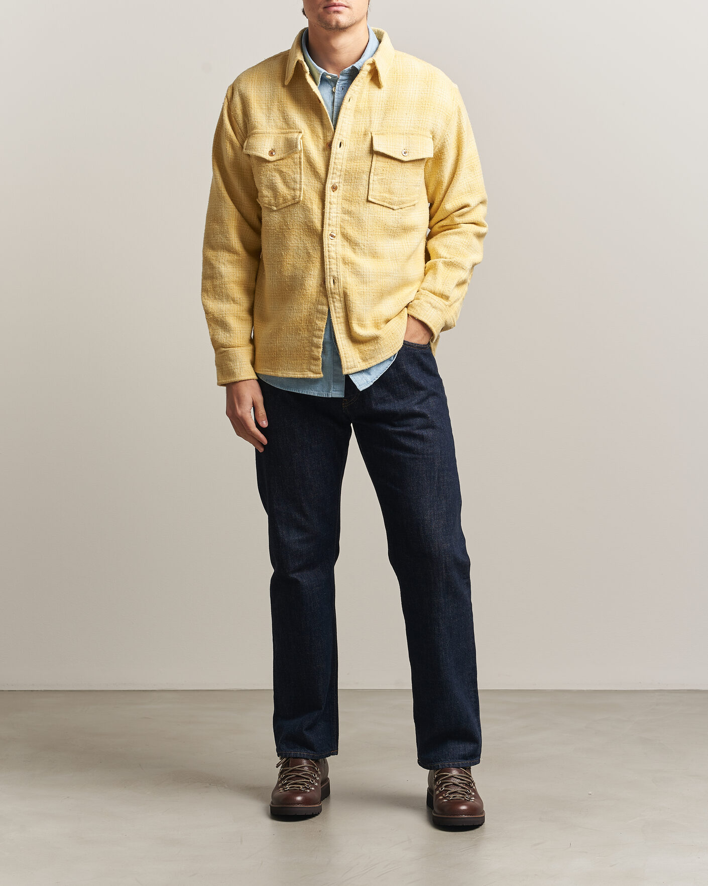 Hombres | Camisas | Pendleton | Big Pocket Shirt Cream Shadow