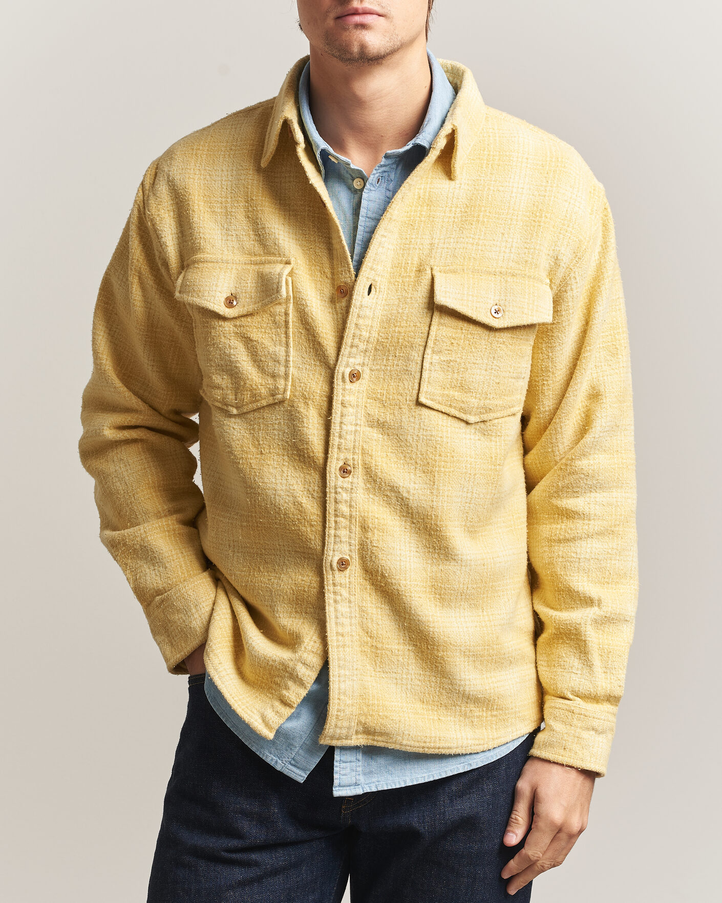 Hombres | Camisas | Pendleton | Big Pocket Shirt Cream Shadow
