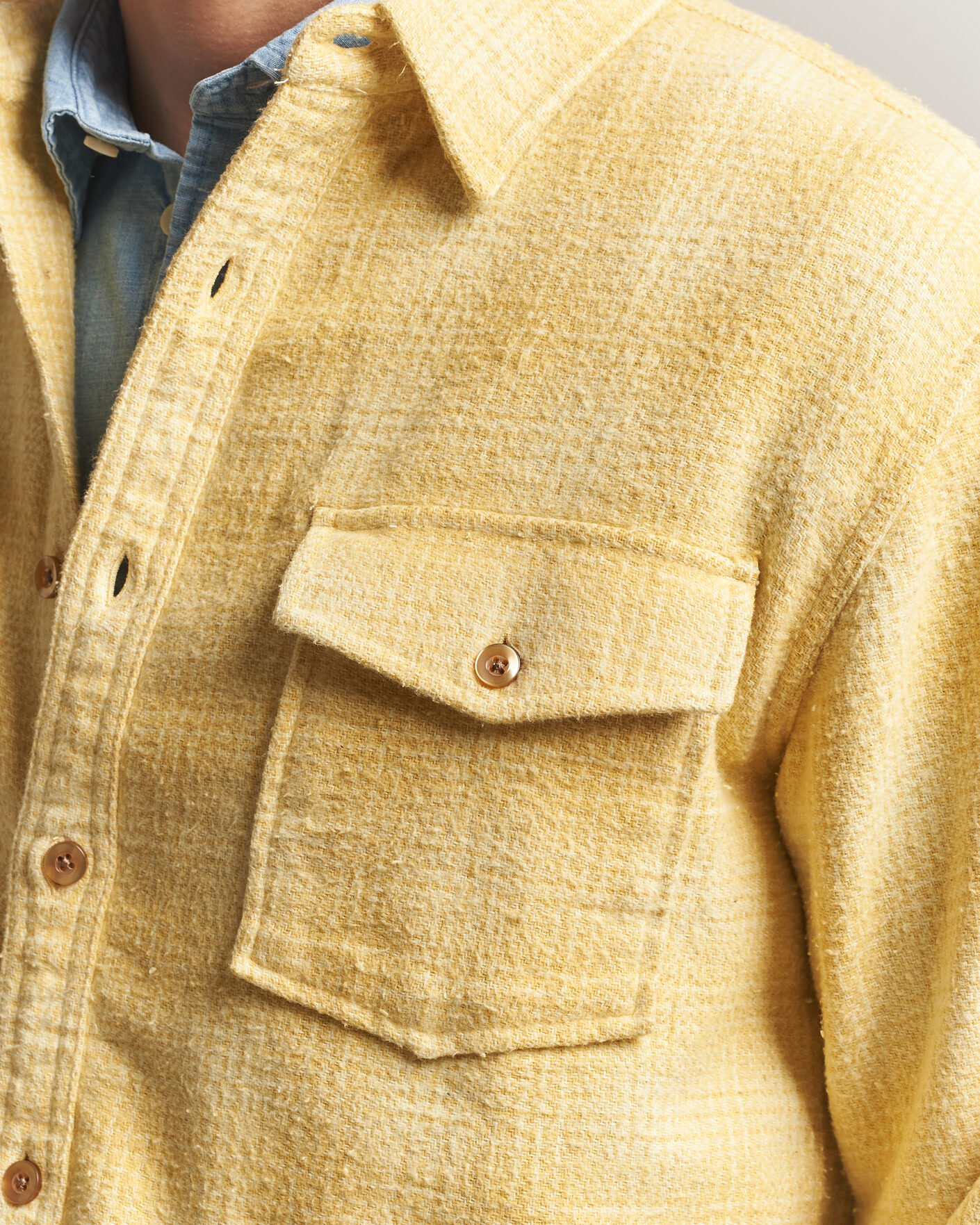 Hombres | Camisas | Pendleton | Big Pocket Shirt Cream Shadow
