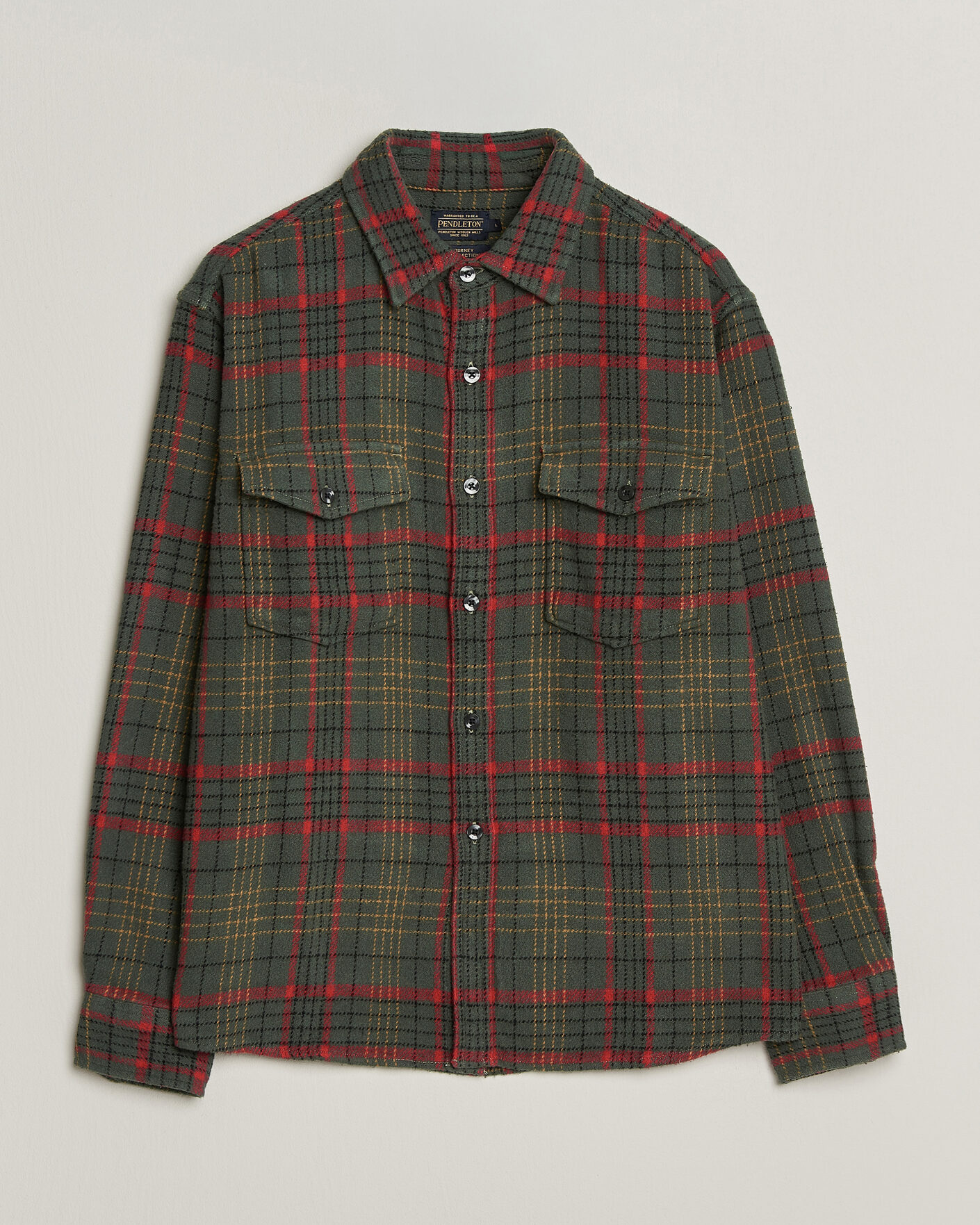 Hombres | Camisas | Pendleton | Big Pocket Shirt Green