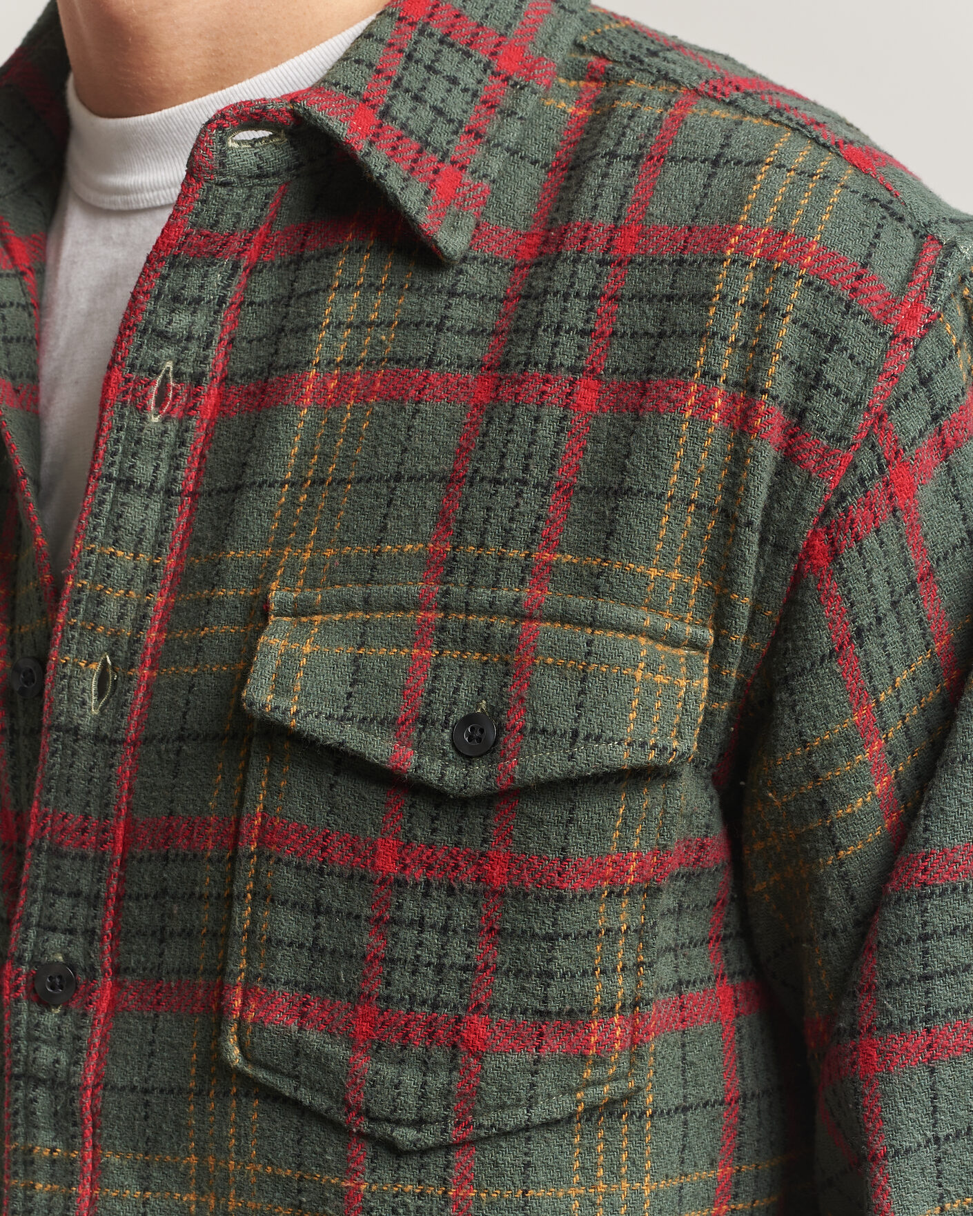Hombres | Camisas | Pendleton | Big Pocket Shirt Green