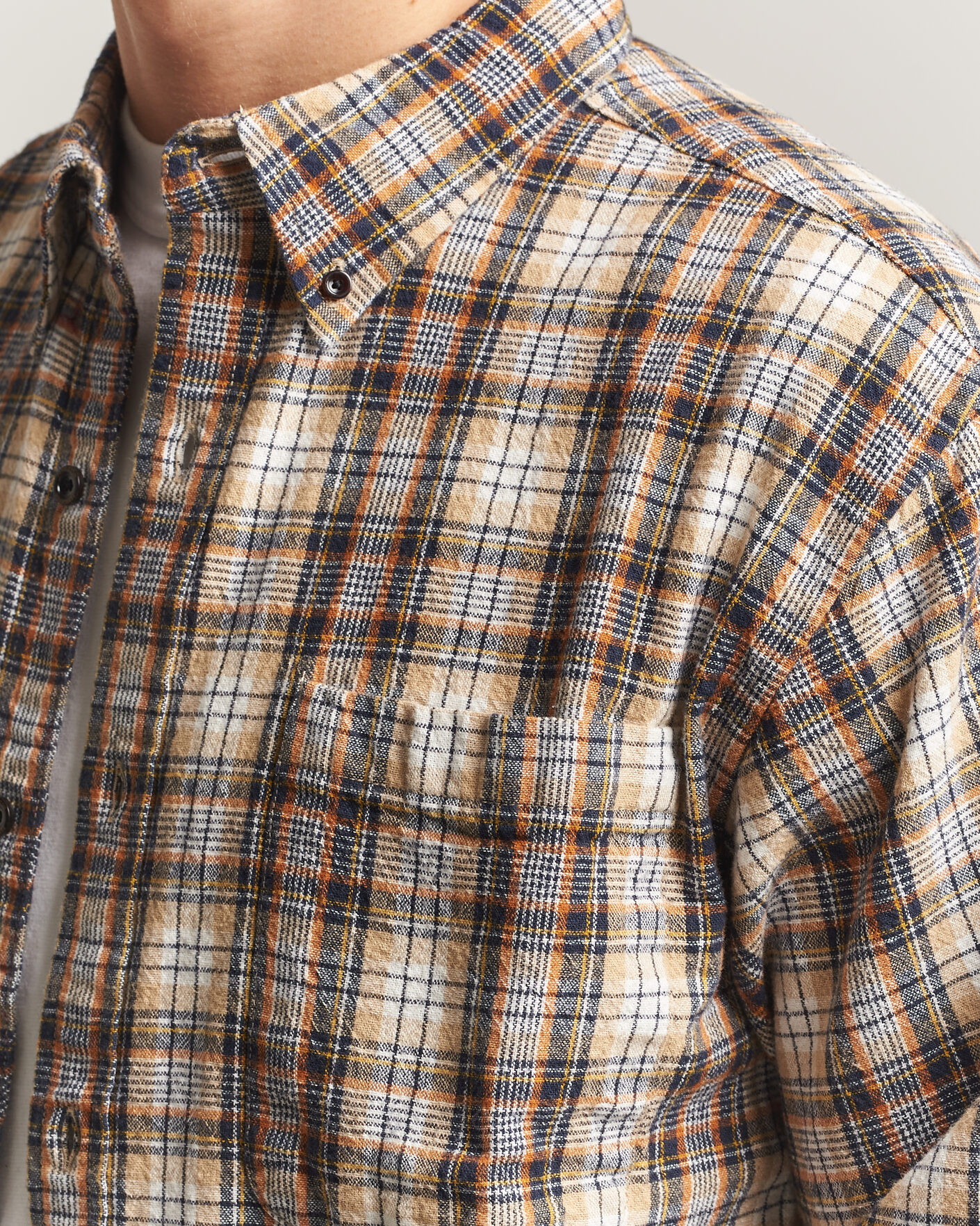 Hombres | Camisas | Pendleton | Flannel Button Down Shirt Brown Check