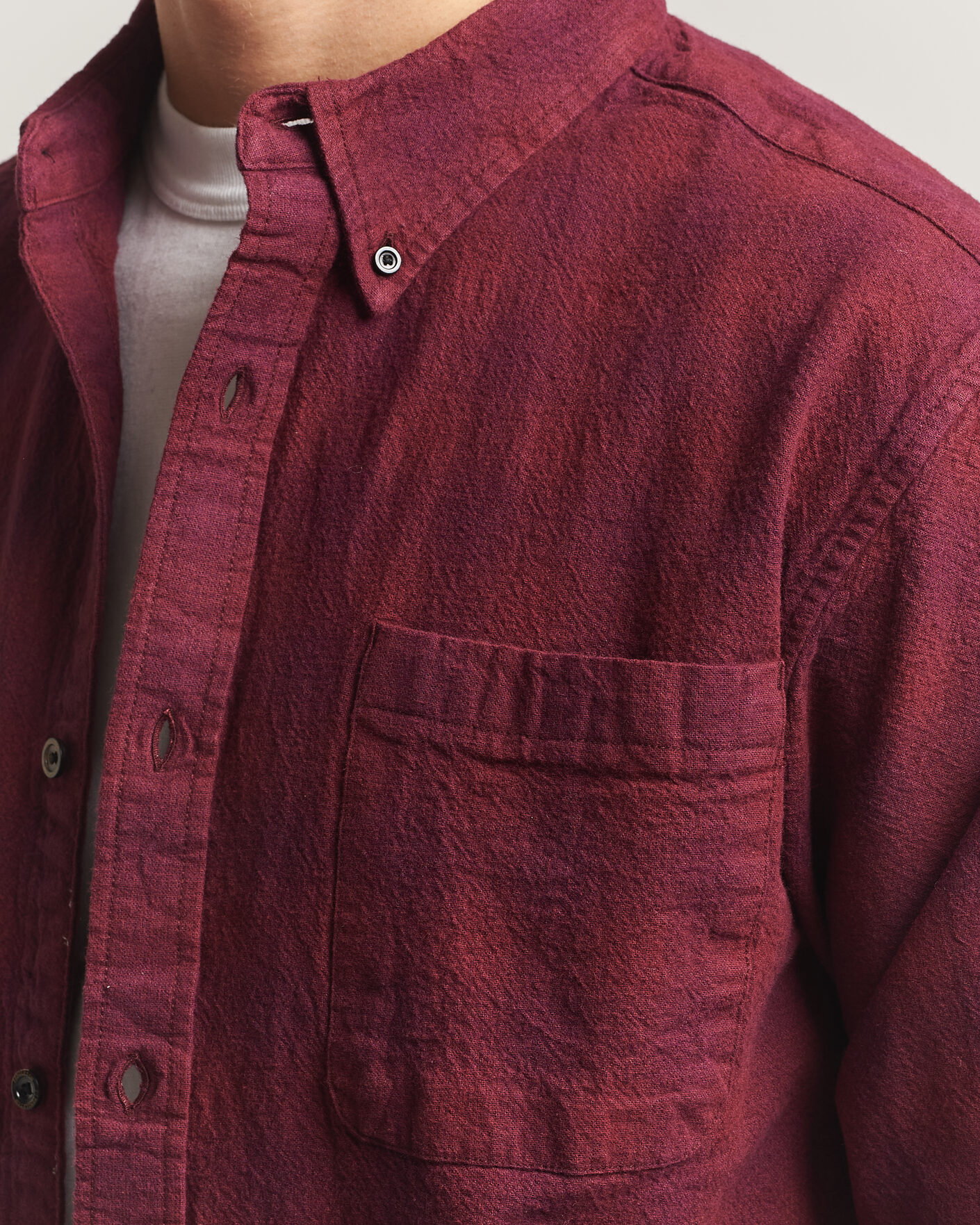 Hombres | Camisas | Pendleton | Flannel Button Down Shirt Maroon Plaid