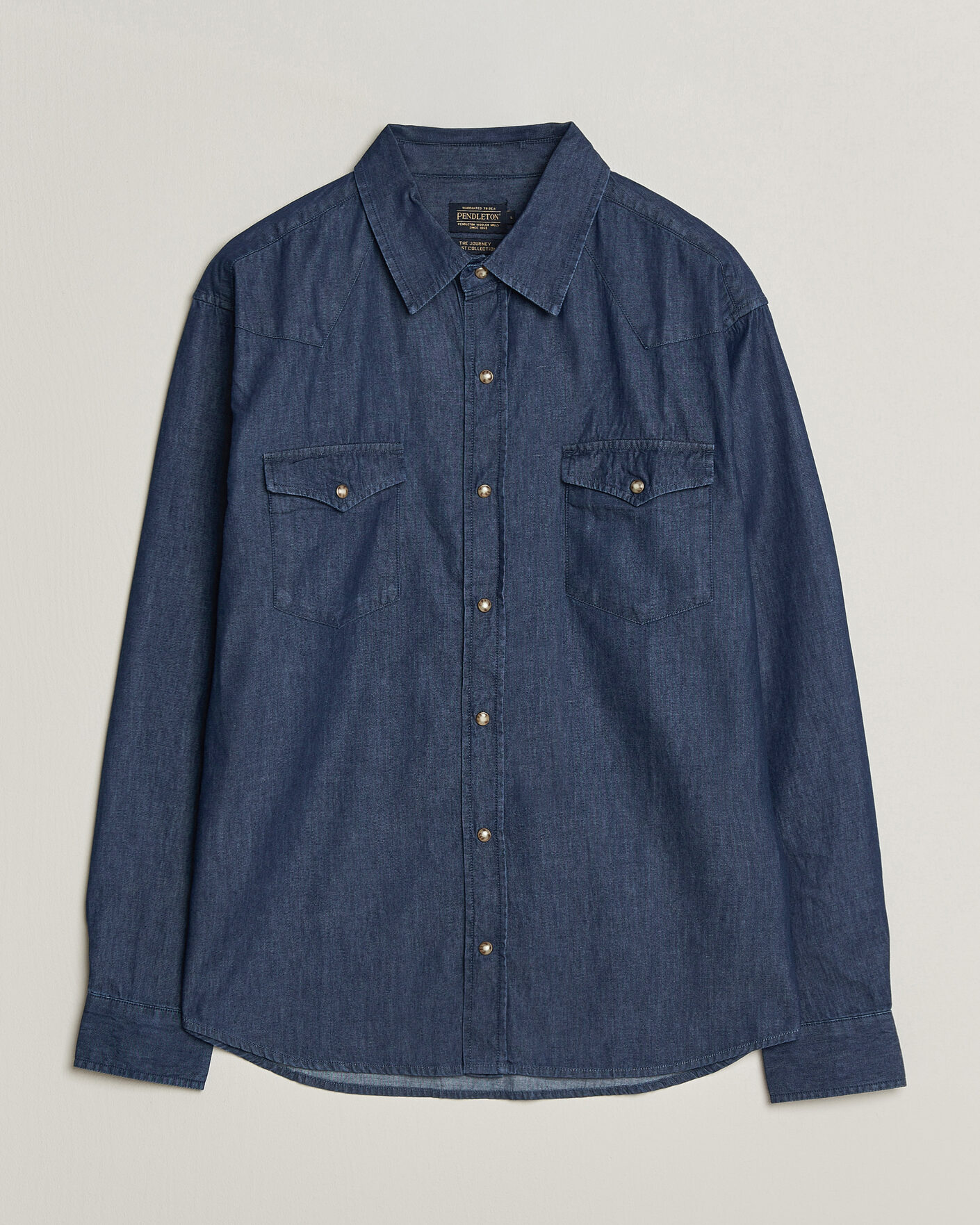 Hombres | Camisas | Pendleton | Chandler Western Shirt Indigo Chambray