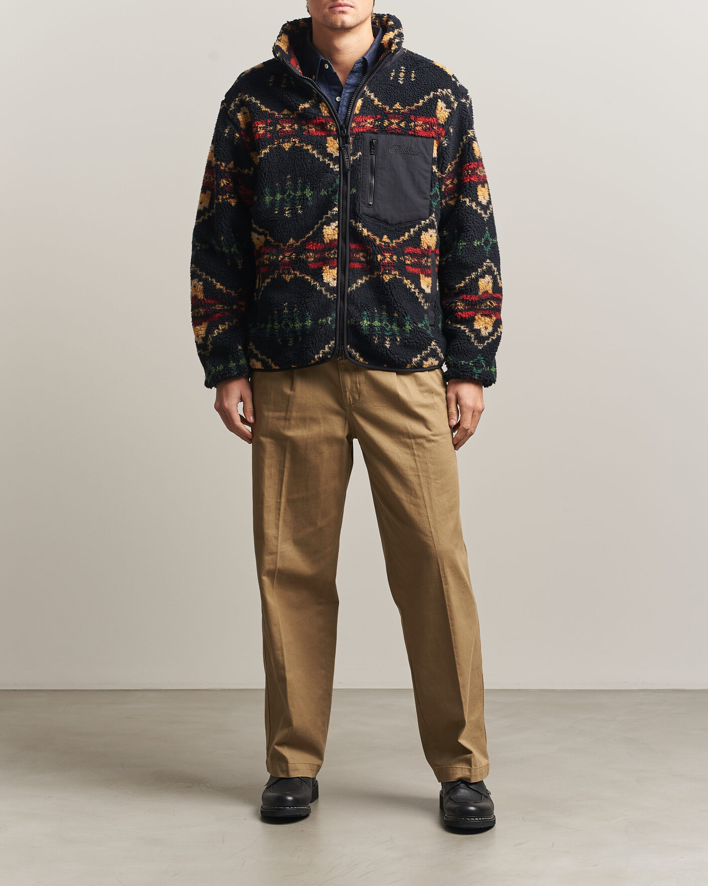 Hombres | Jerséis y prendas de punto | Pendleton | Jacquard Sherpa Fleece Four Corners