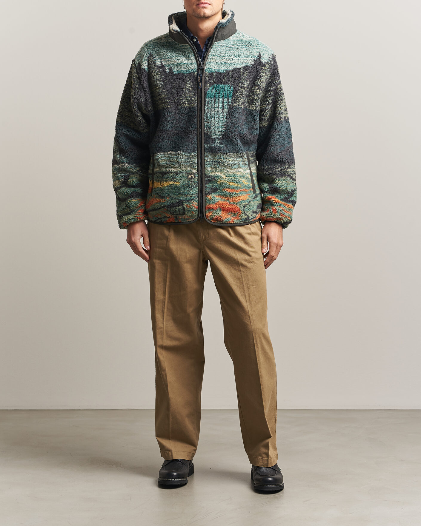 Hombres | Jerséis y prendas de punto | Pendleton | Jacquard Sherpa Fleece Salmon Falls