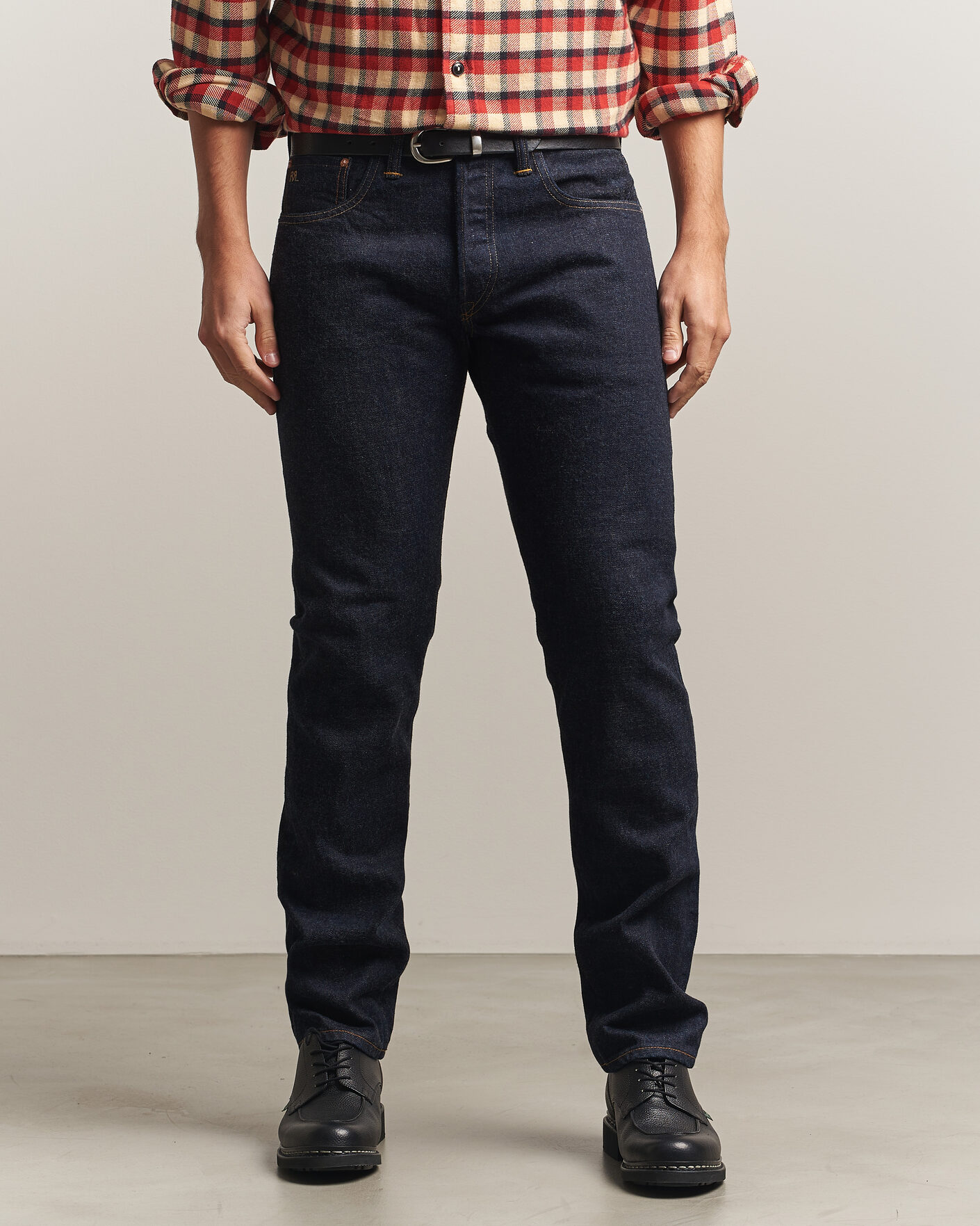 Hombres | Vaqueros | RRL | Slim Fit Selvedge Jeans East/West Rinse