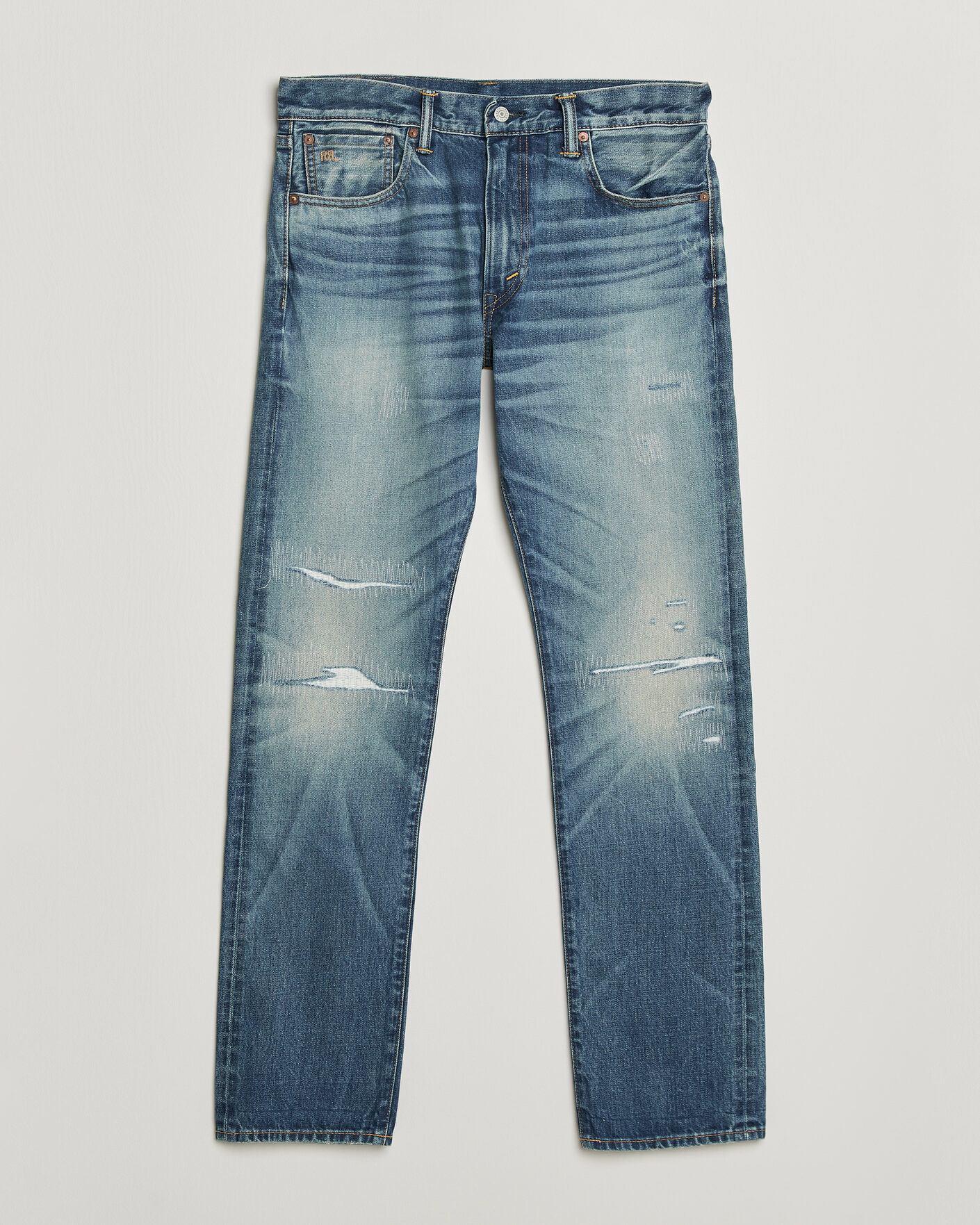 Hombres | Vaqueros | RRL | Slim Fit Selvedge Jeans Clearford Wash