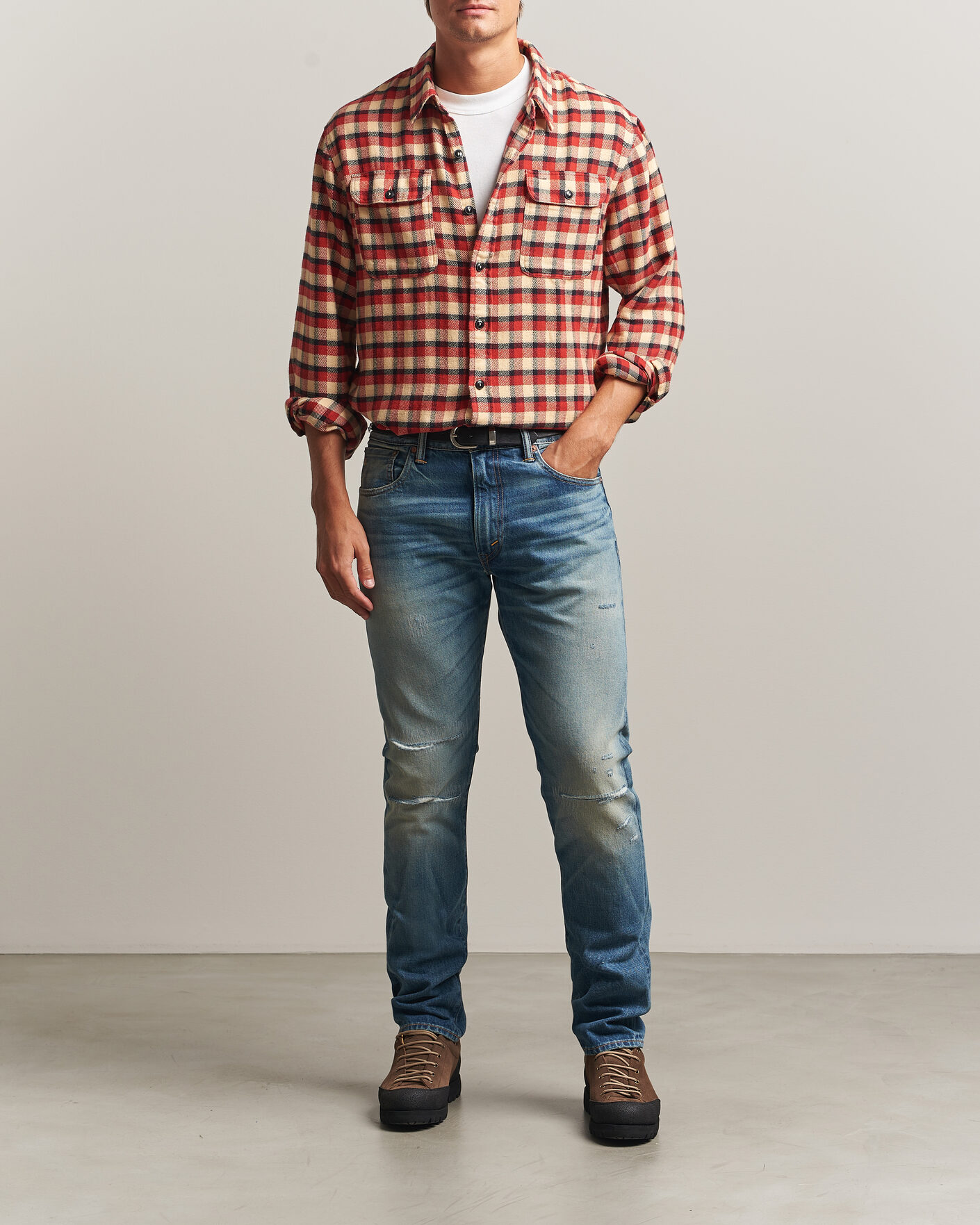 Hombres | Vaqueros | RRL | Slim Fit Selvedge Jeans Clearford Wash