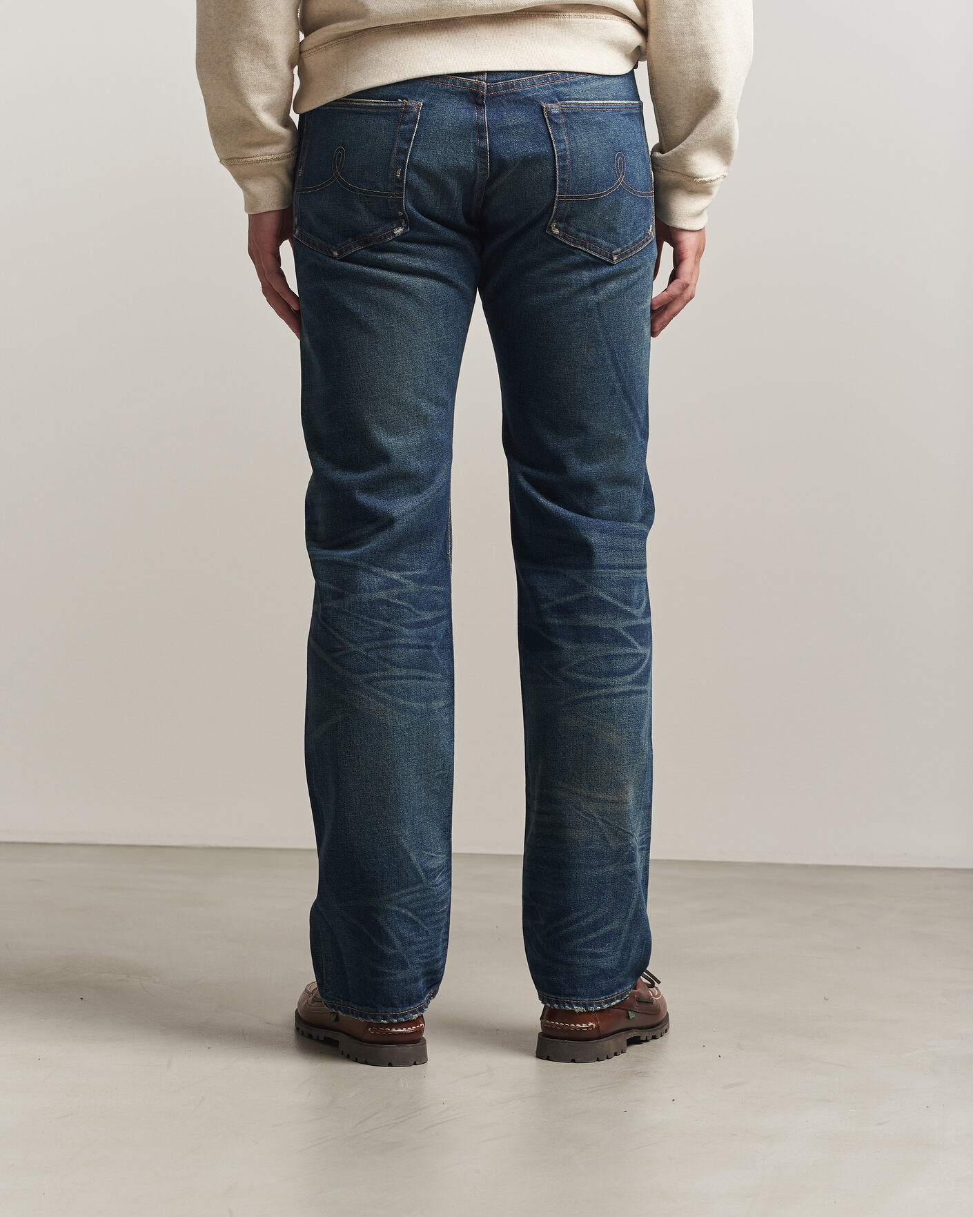 Hombres | Vaqueros | RRL | Straight Leg Selvedge Jeans Hawley Wash