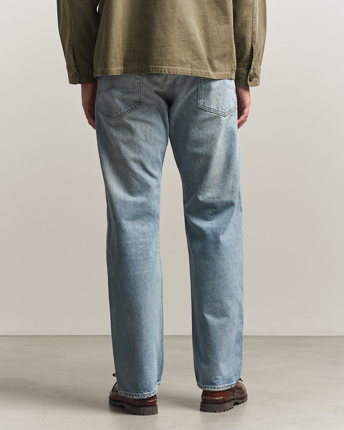 Hombres | Vaqueros | RRL | Vintage Fit Distressed Jeans Bridgeview Wash