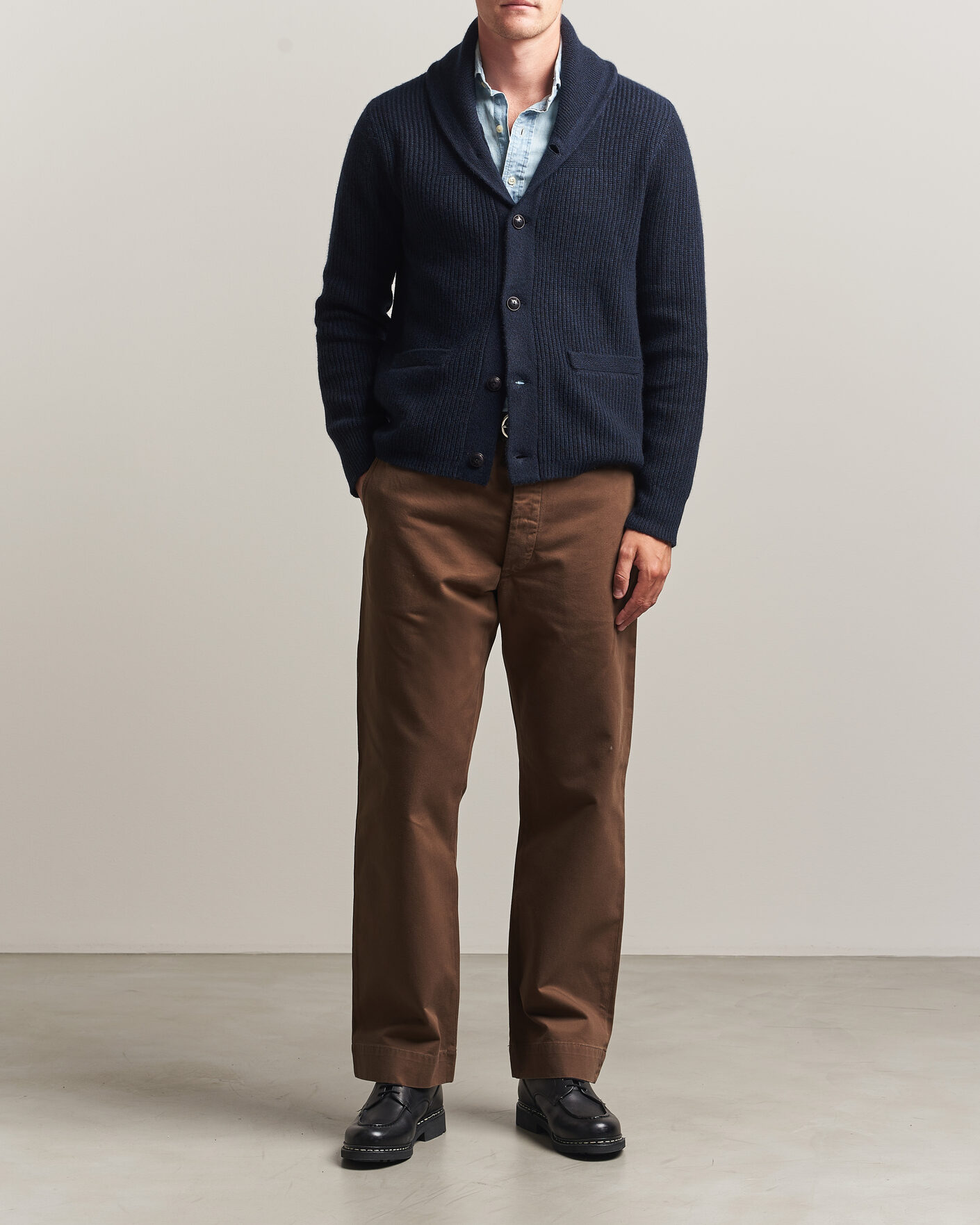 Hombres | Pantalones | RRL | Field Chino Dark Brown
