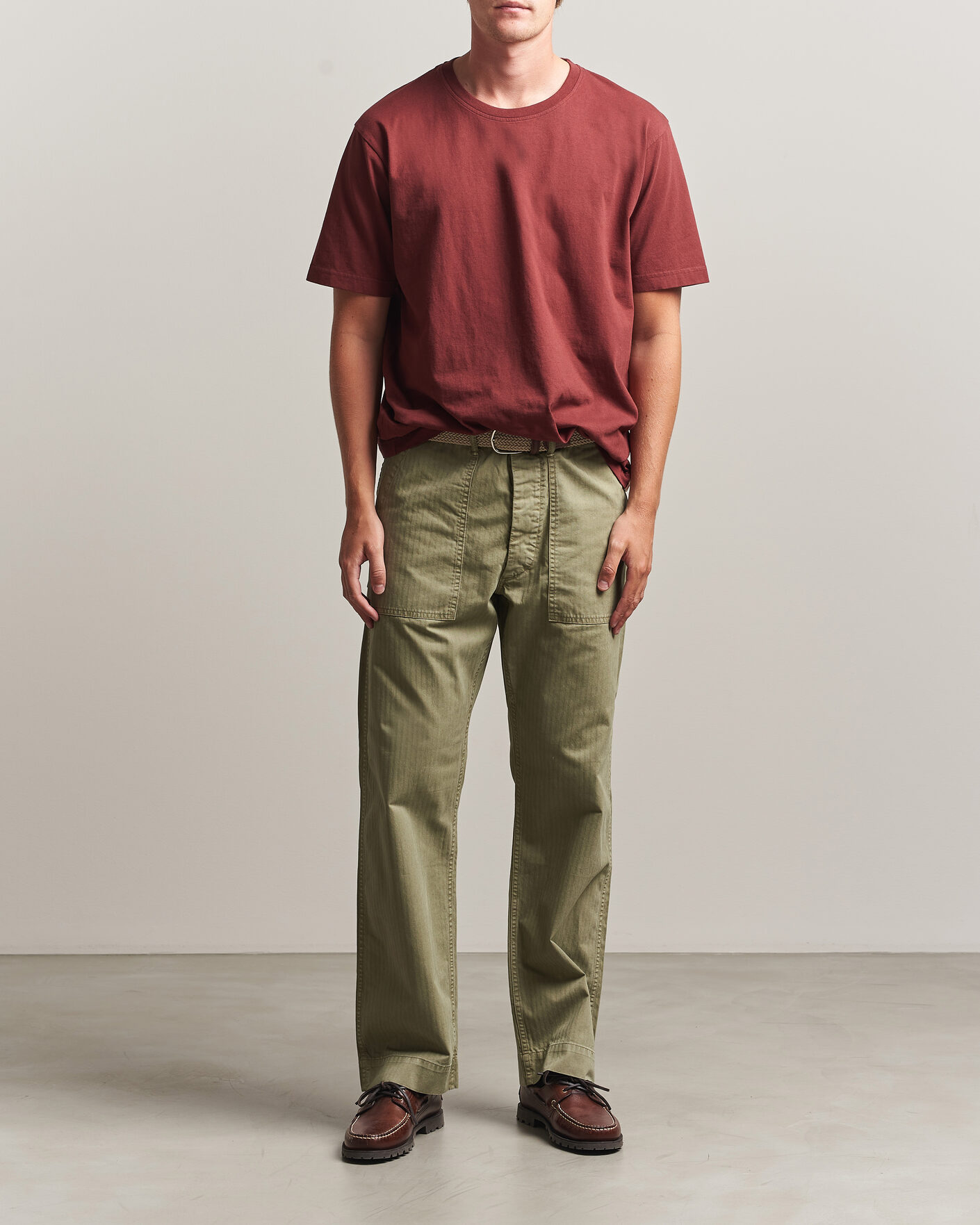 Hombres | Pantalones | RRL | Army Utility Pants Brewster Green