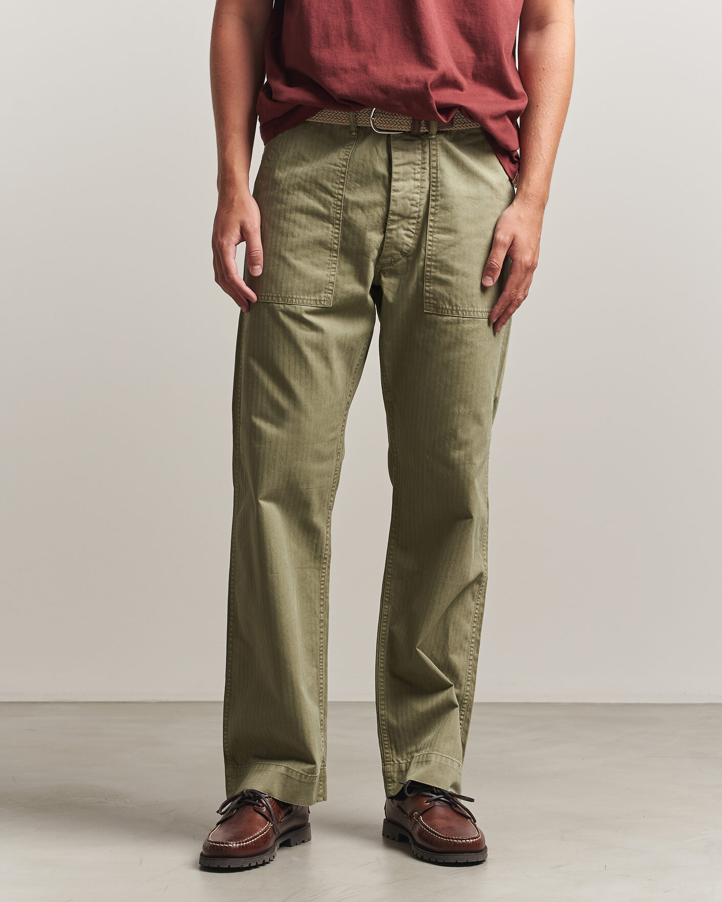 Hombres | Pantalones | RRL | Army Utility Pants Brewster Green