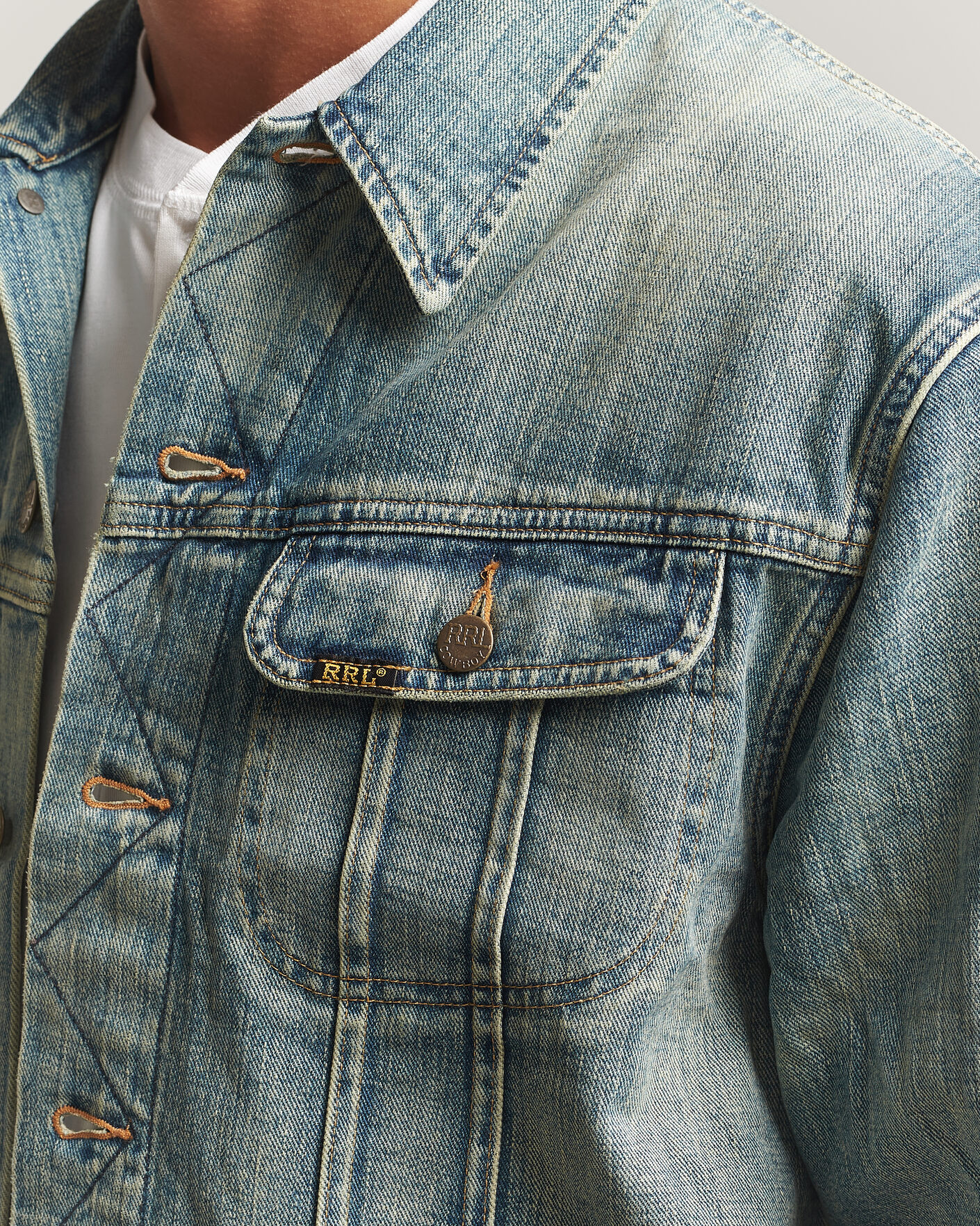 Hombres | Abrigos y chaquetas | RRL | Lot 271 Denim Jacket Leeland Wash