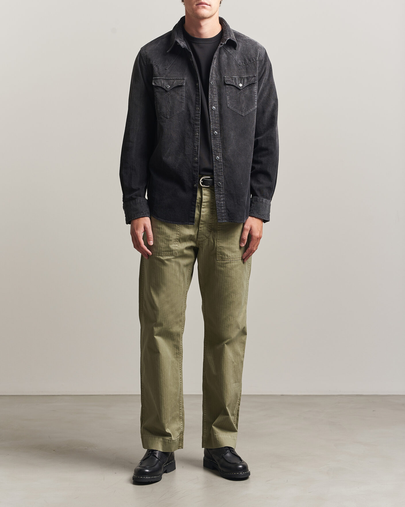 Hombres | Camisas | RRL | Buffalo Western Shirt Black