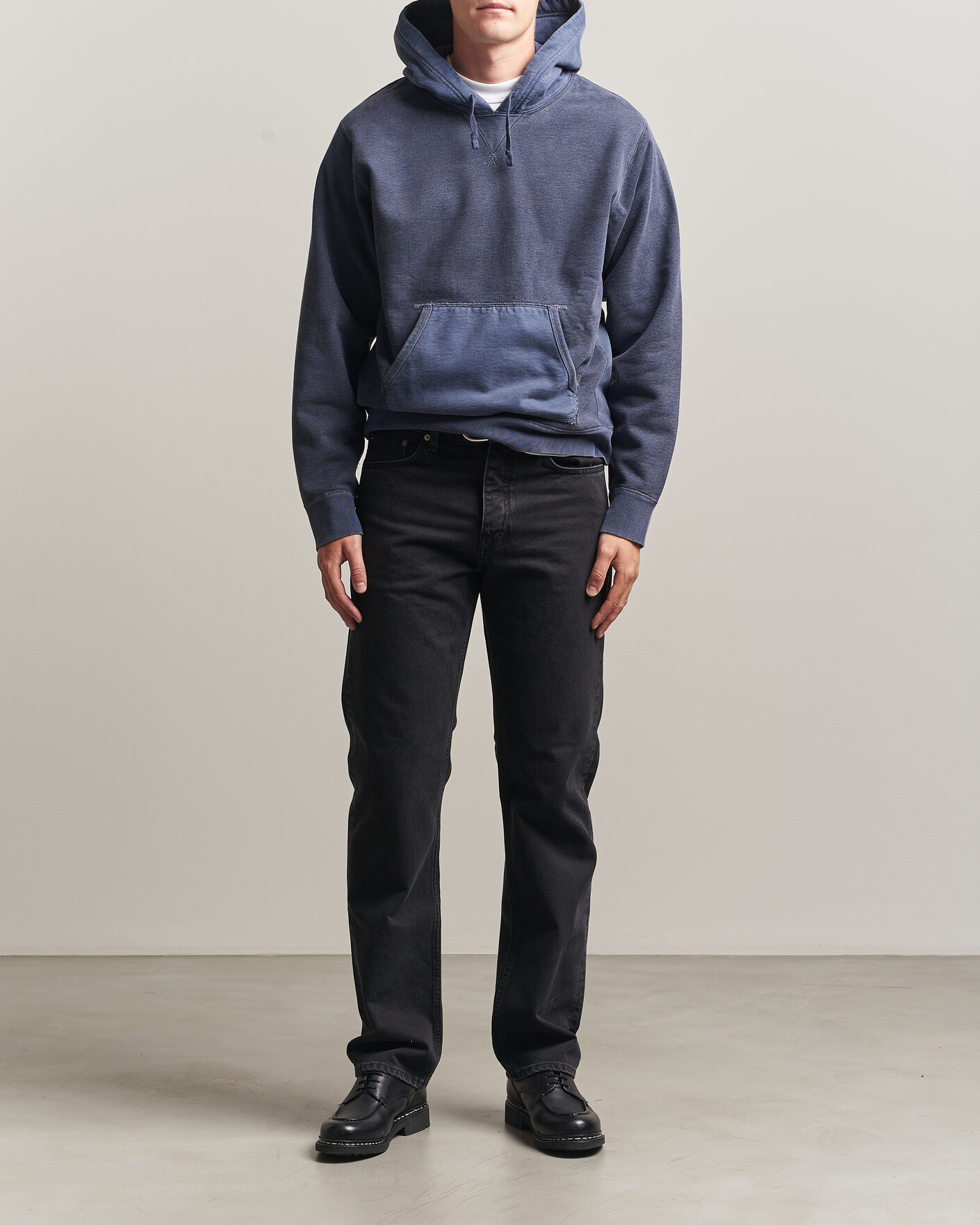 Hombres | Jerséis y prendas de punto | RRL | Hooded Sweatshirt Navy