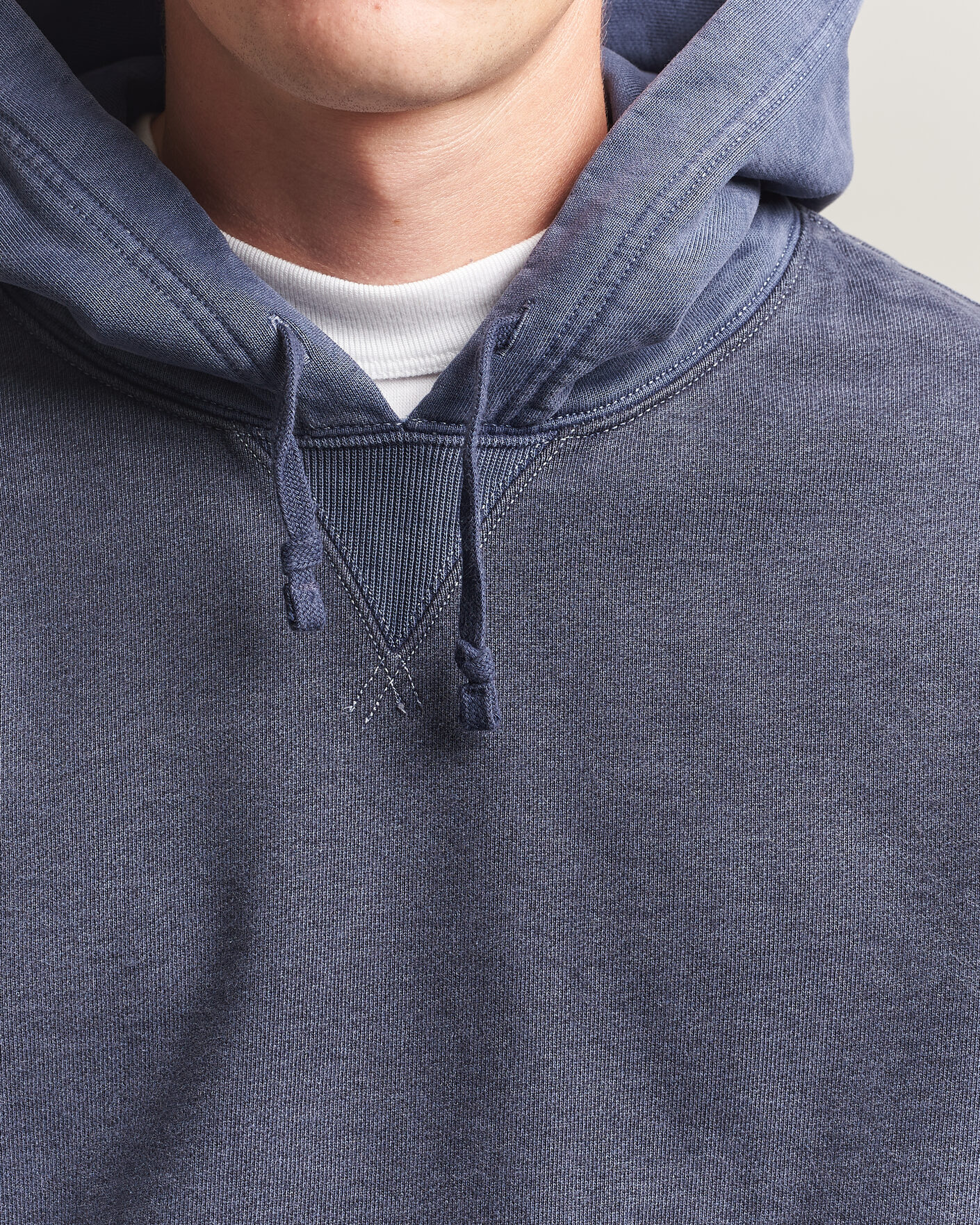 Hombres | Jerséis y prendas de punto | RRL | Hooded Sweatshirt Navy