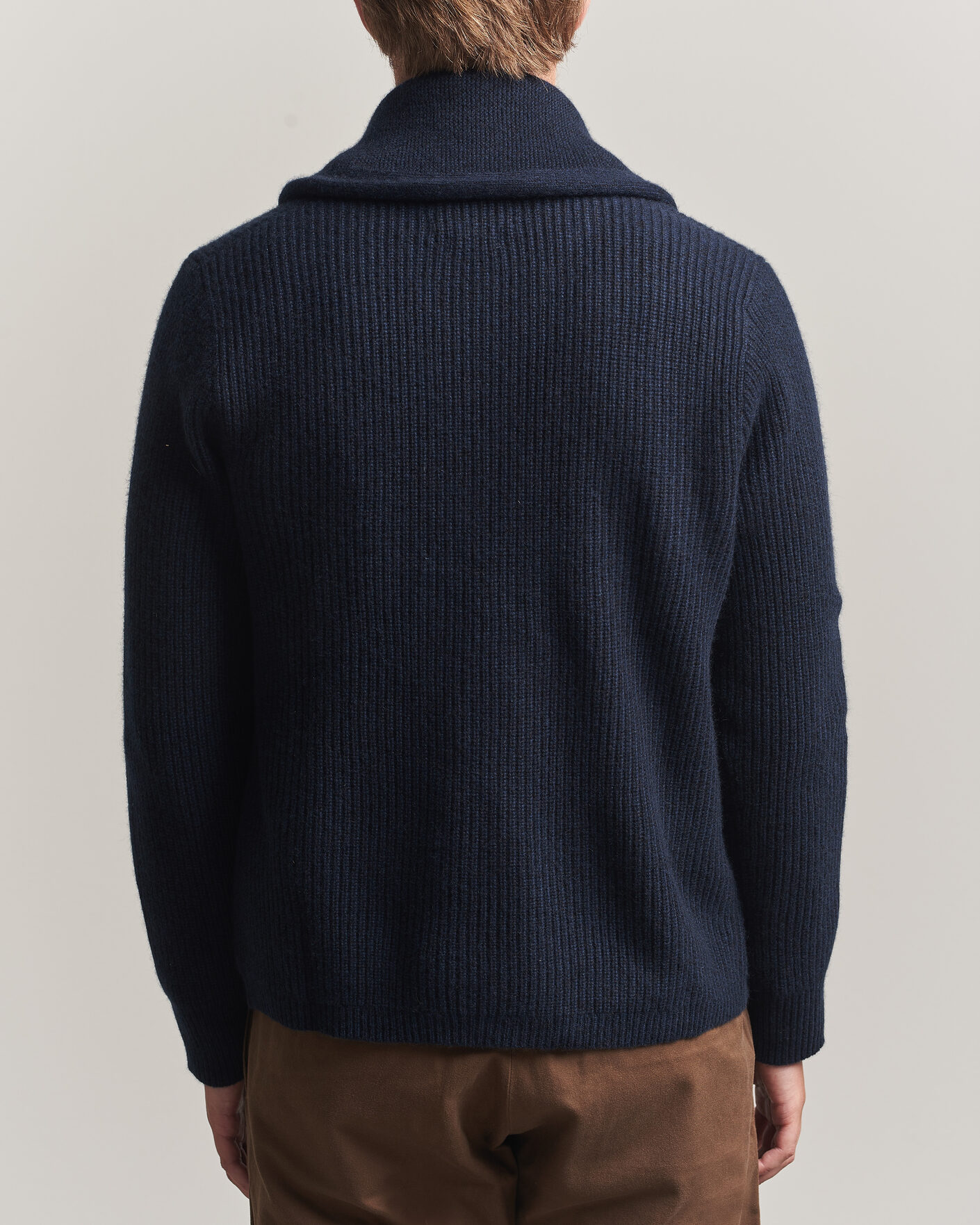 Hombres | Jerséis y prendas de punto | RRL | Cashmere Shawl Collar Cardigan Navy