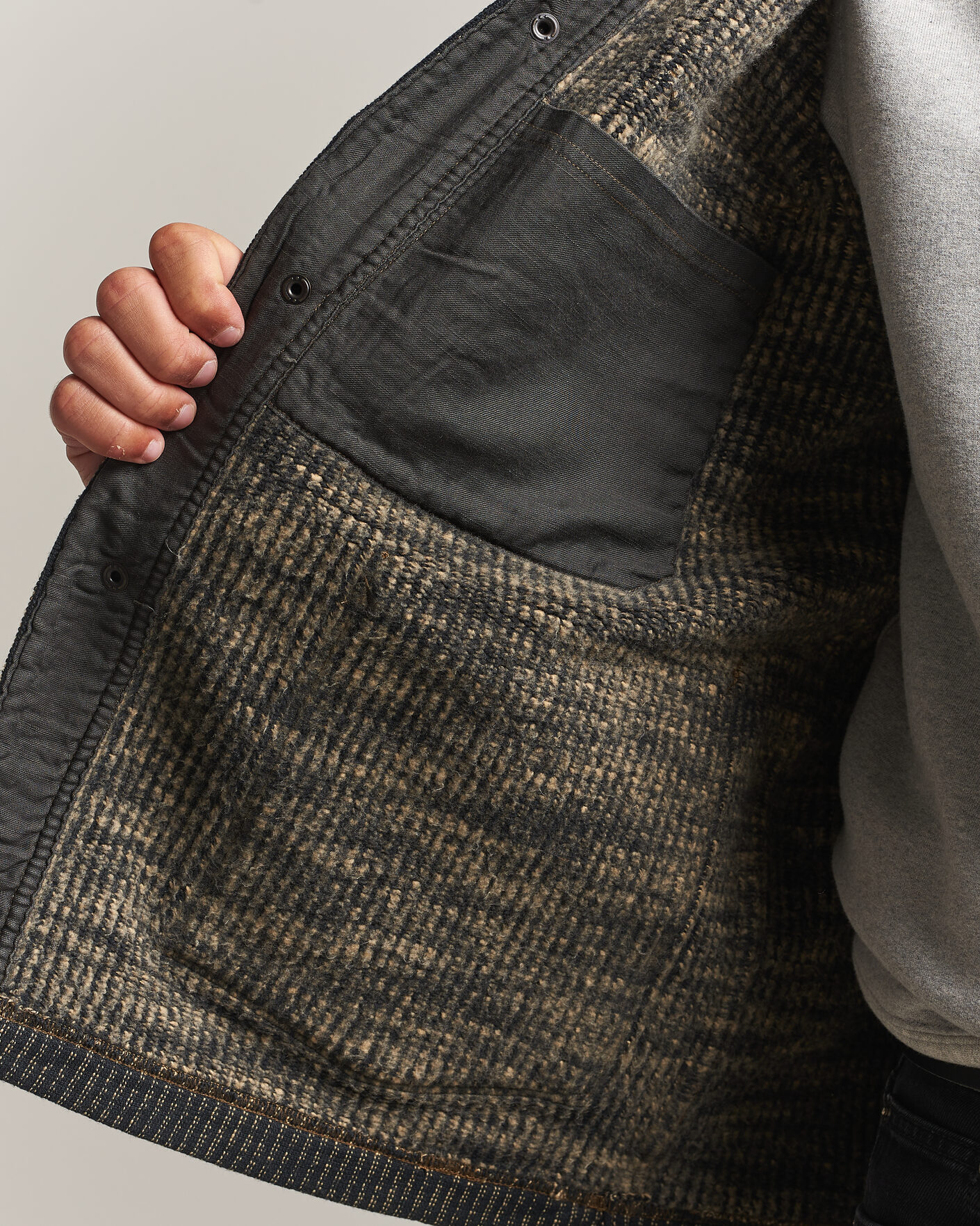 Hombres | Jerséis y prendas de punto | RRL | Charles Cardigan Jacket Charcoal